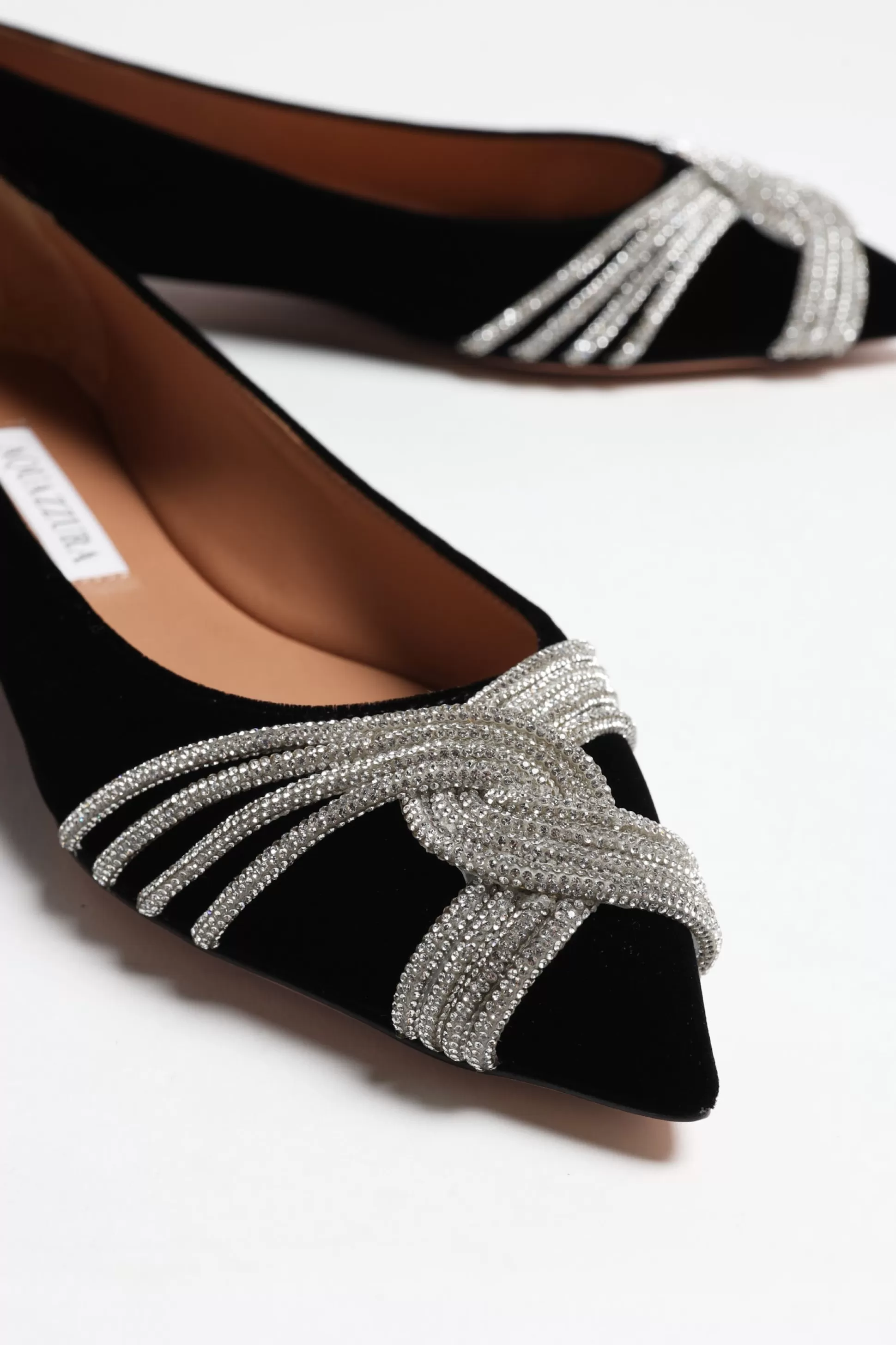 Aquazzura Loafers & Mules^Ballerines Gatsby En Noir