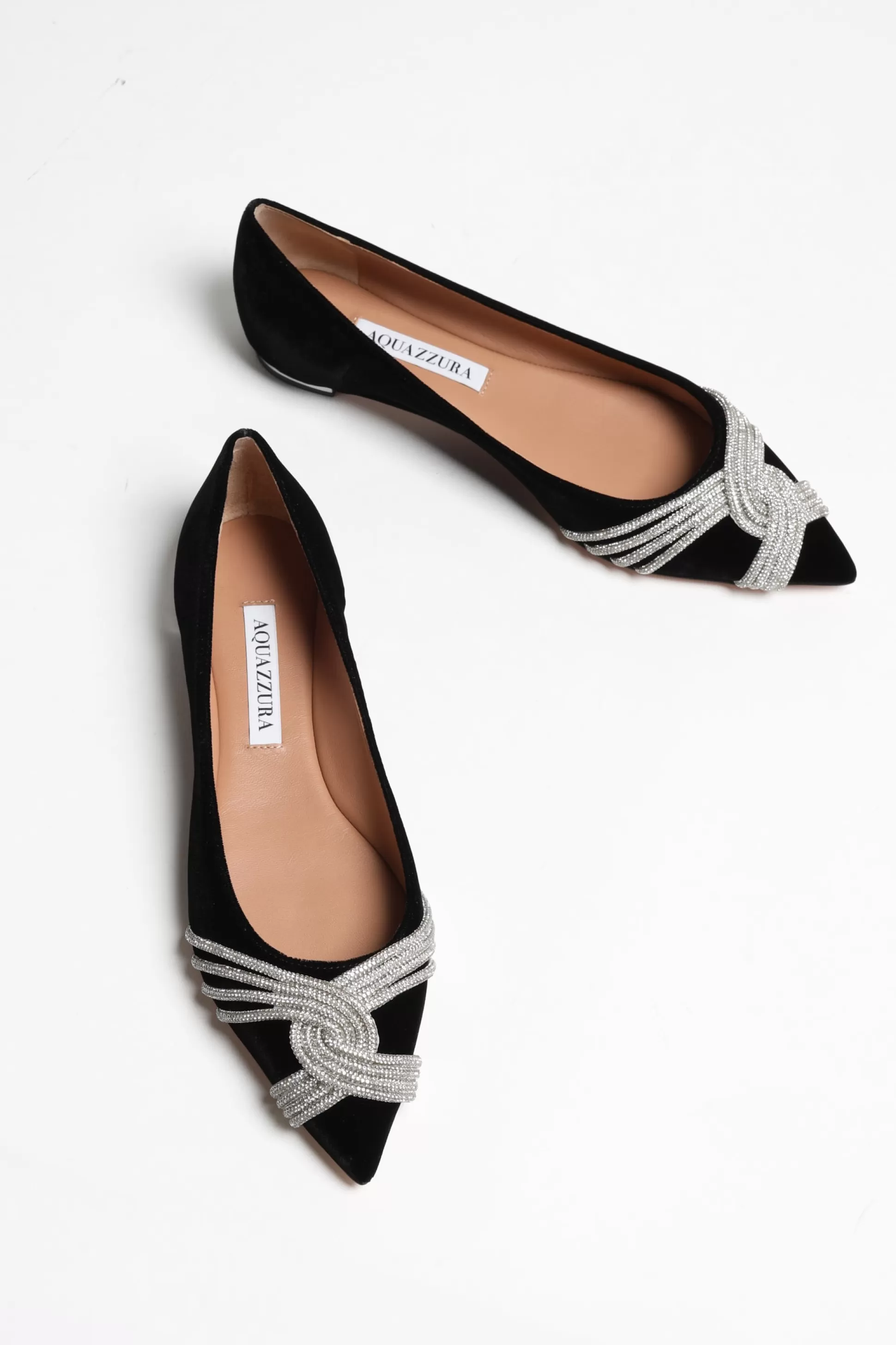 Aquazzura Loafers & Mules^Ballerines Gatsby En Noir