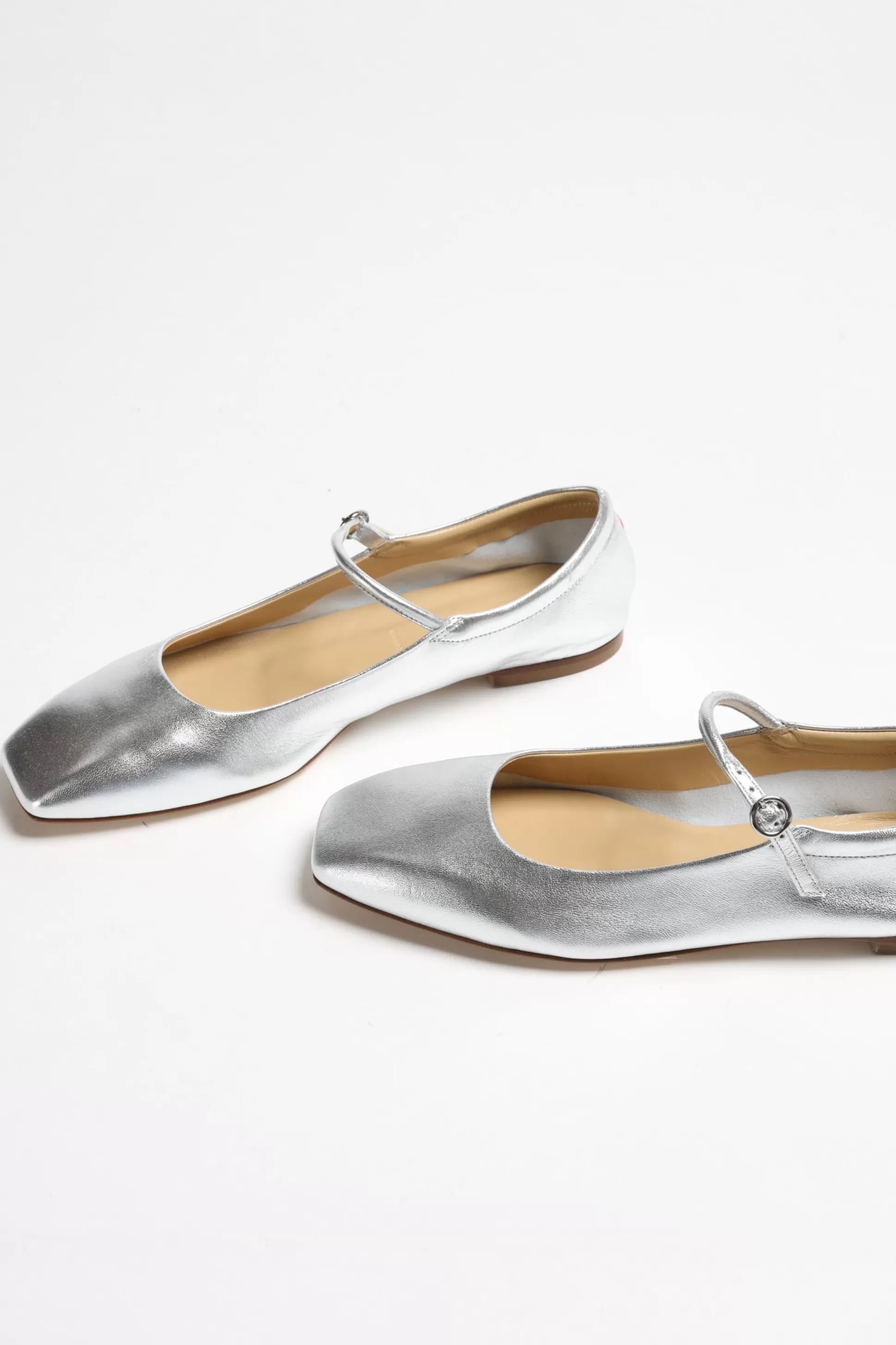 aeyde Loafers & Mules^Ballerines Uma En Argent