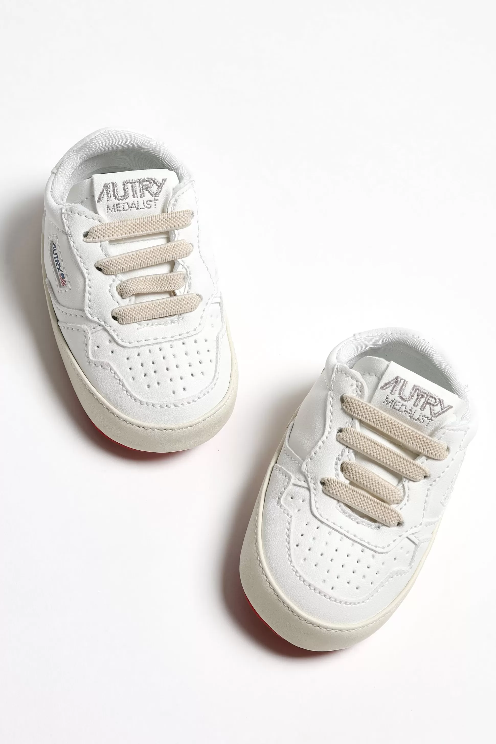 Anita Hass x Autry Baskets^Baskets Bebe Basses 'Heart' En Blanc