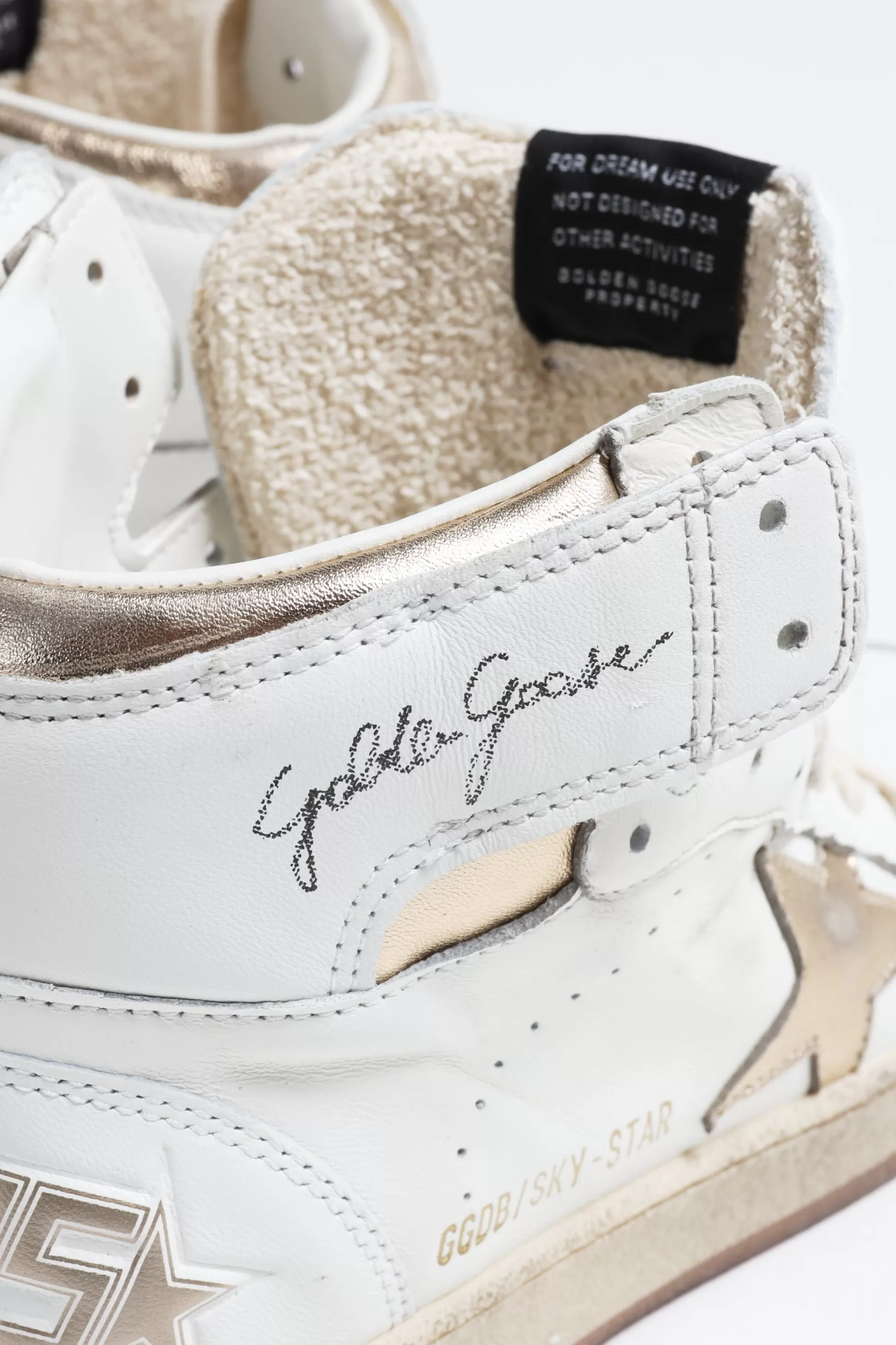 Golden Goose Baskets^Baskets Sky Star En Blanc/Or Fonce