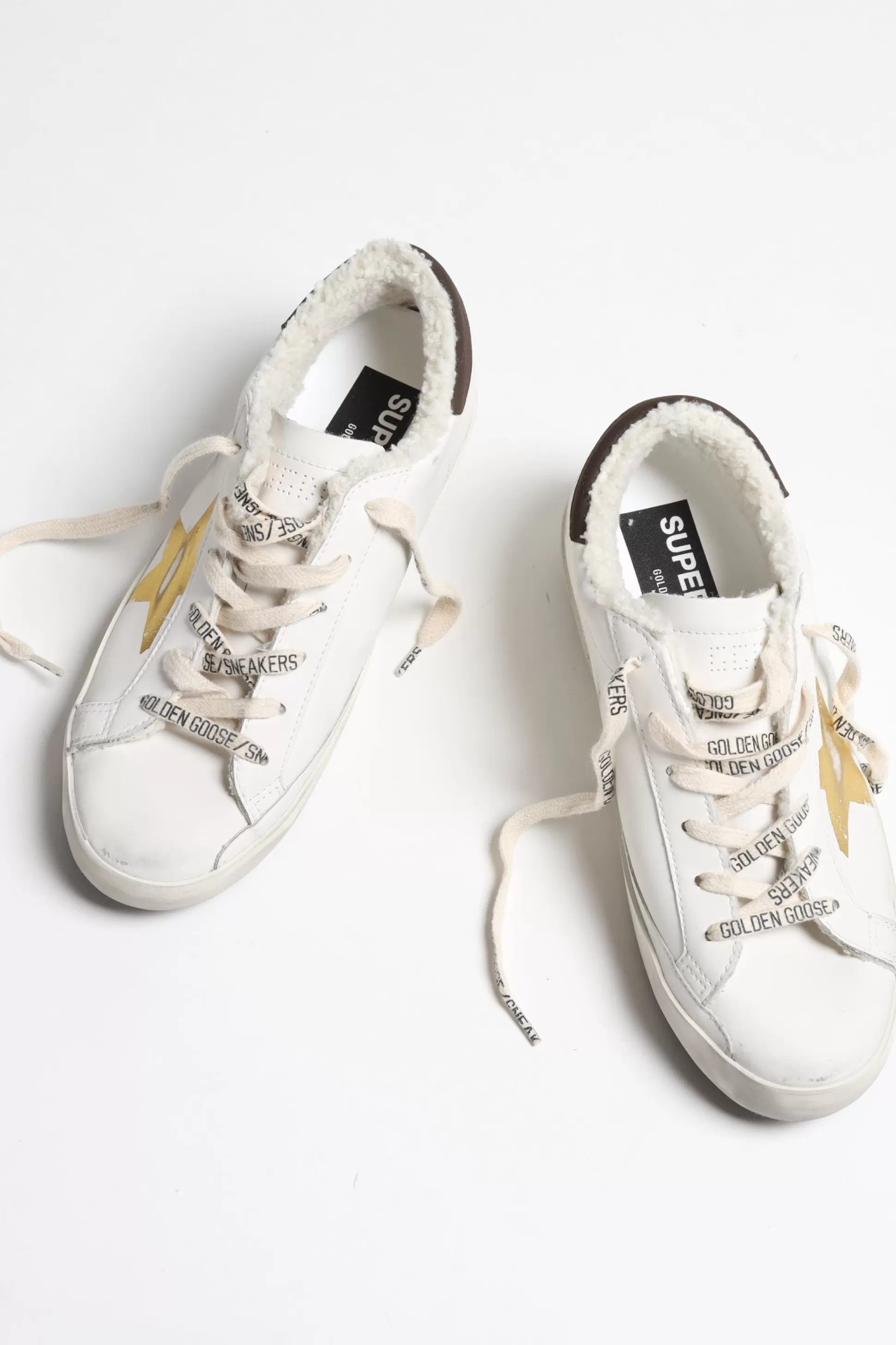 Golden Goose Baskets^Baskets Superstar Bio En Blanc/Or