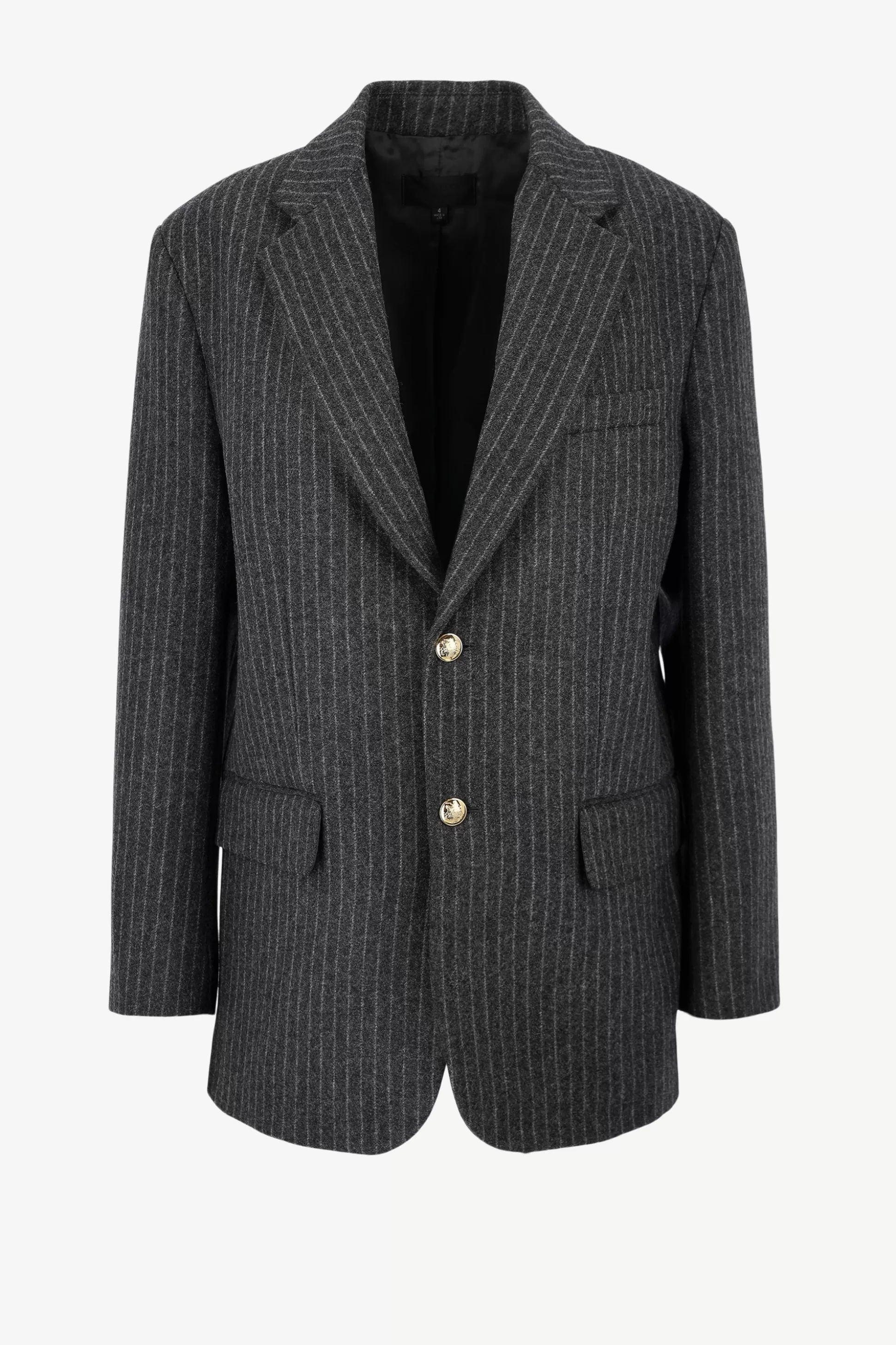 Nili Lotan Blazer^Blazer Boyfriend En Pinstripe Gris