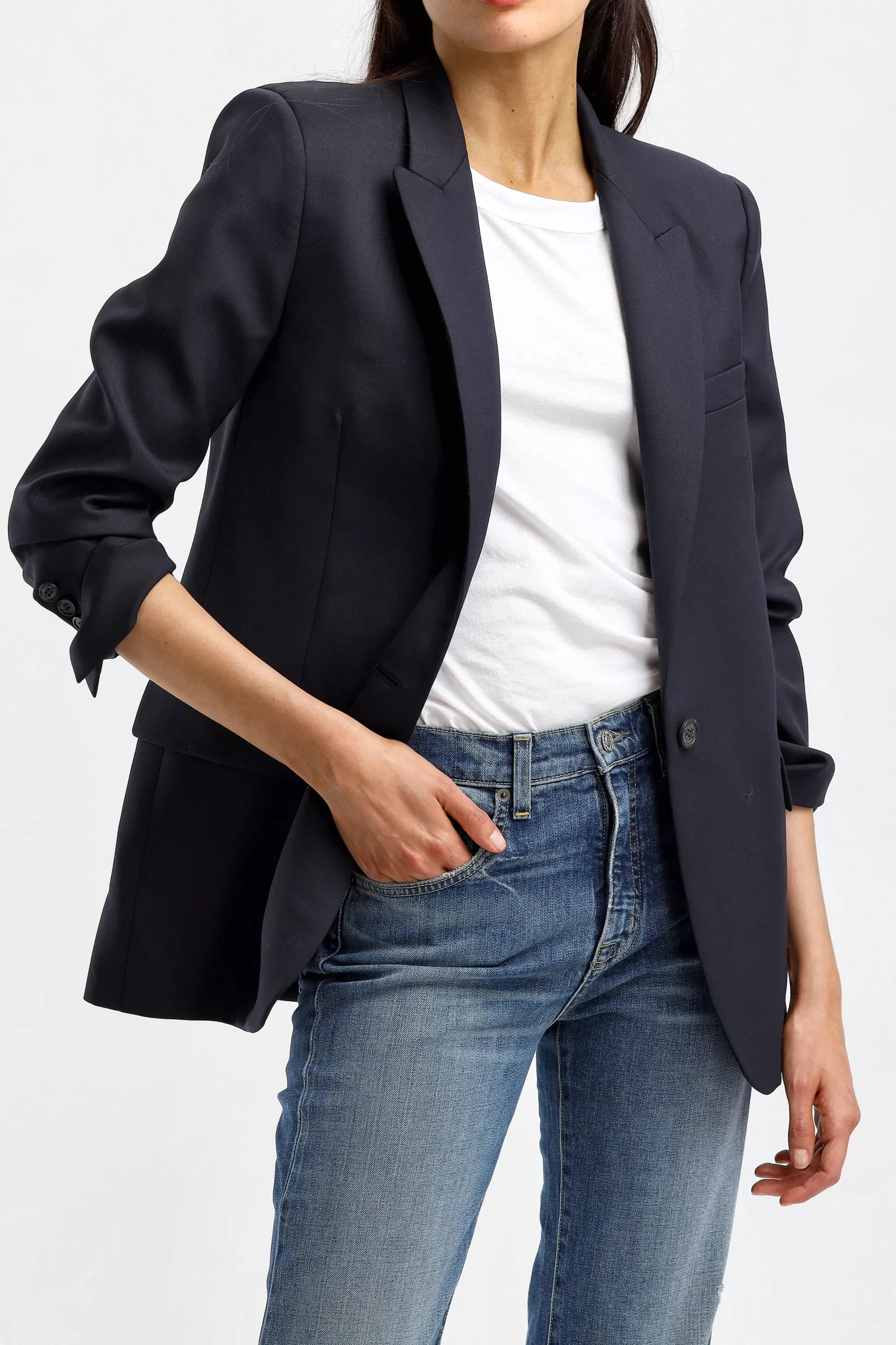 Nili Lotan Blazer^Blazer Diane In Dark Navy