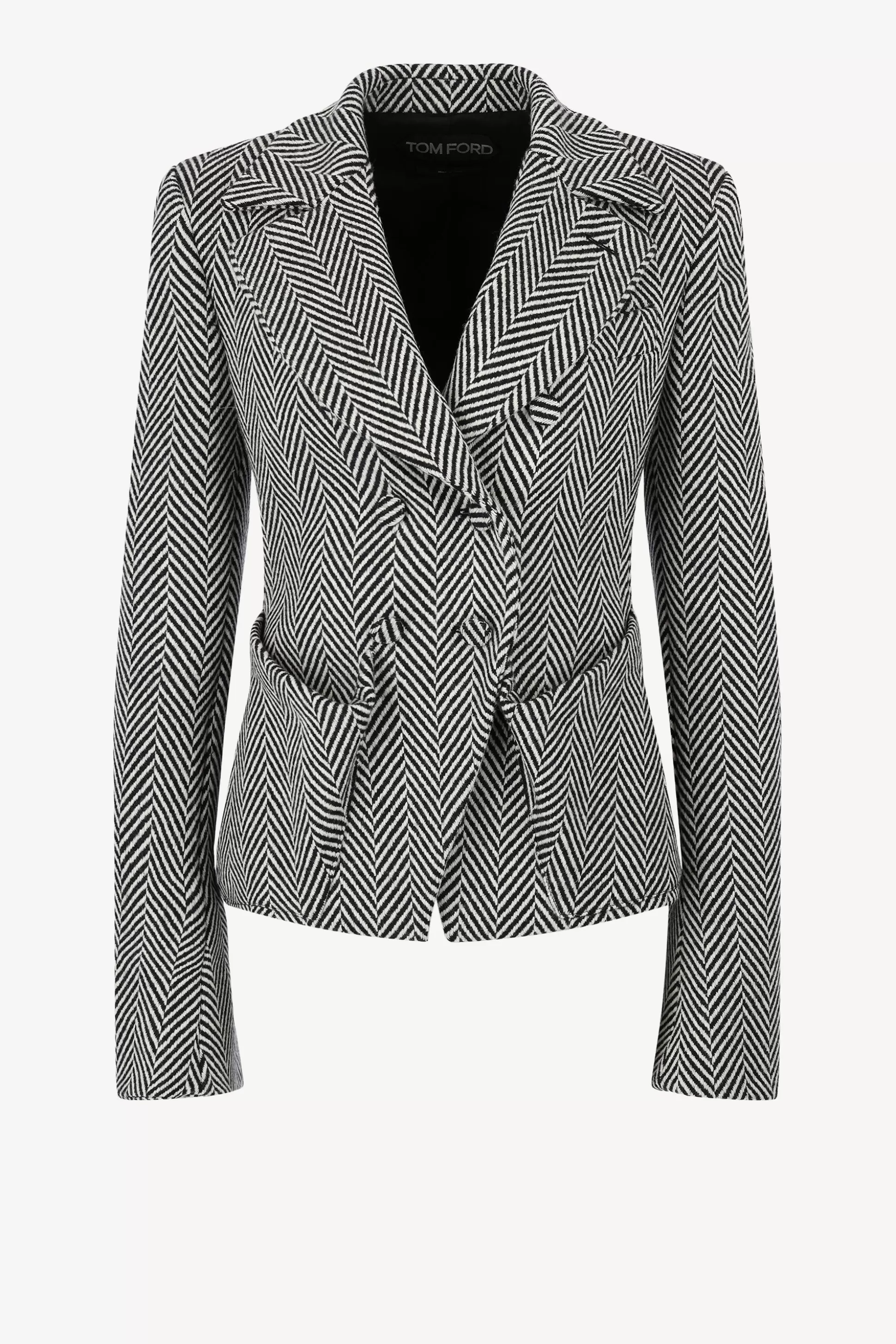 Tom Ford Blazer^Blazer Double-Faced En Chalk/Noir