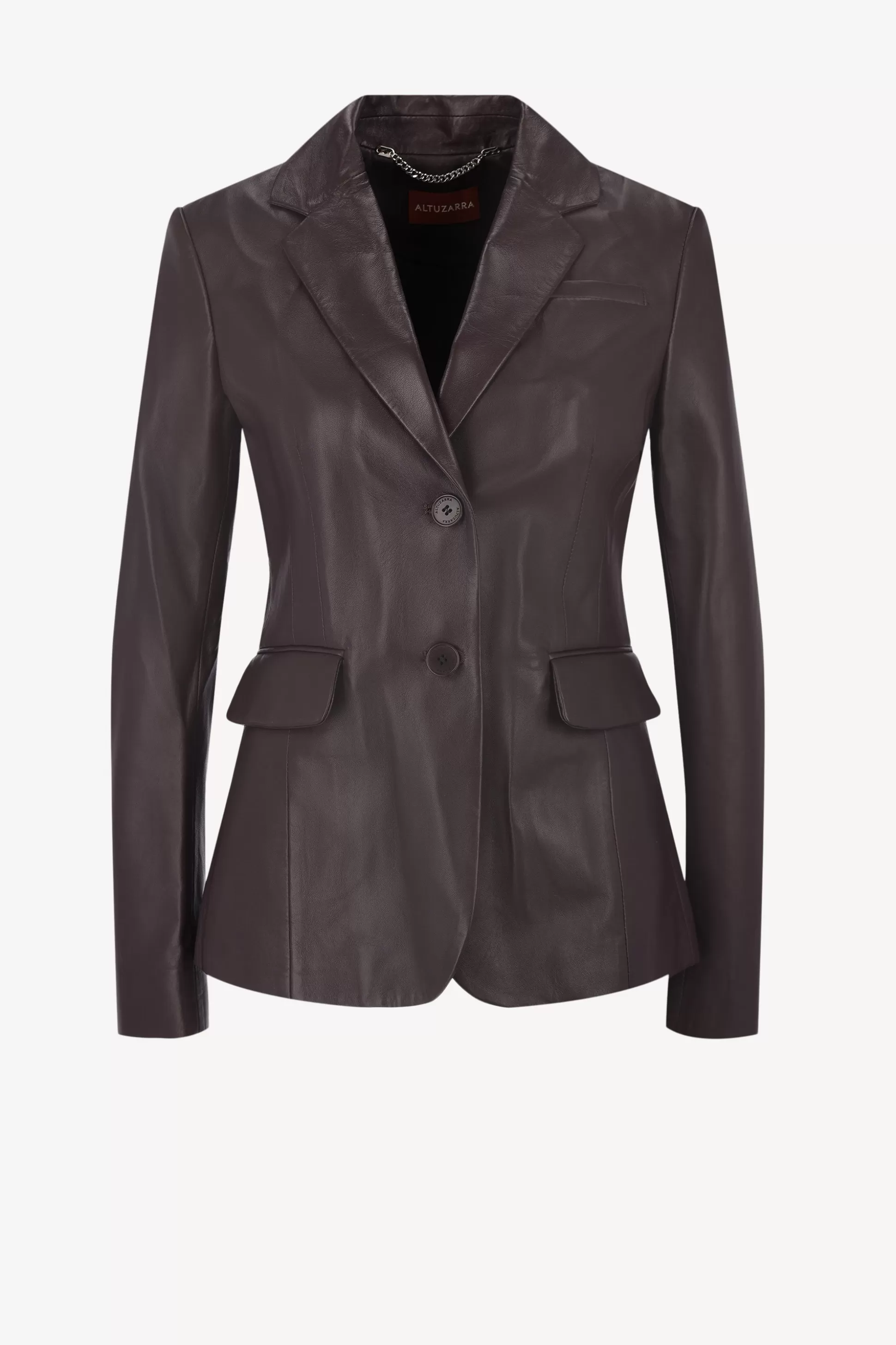 Altuzarra Blazer^Blazer En Cuir Fenice En Aubergine