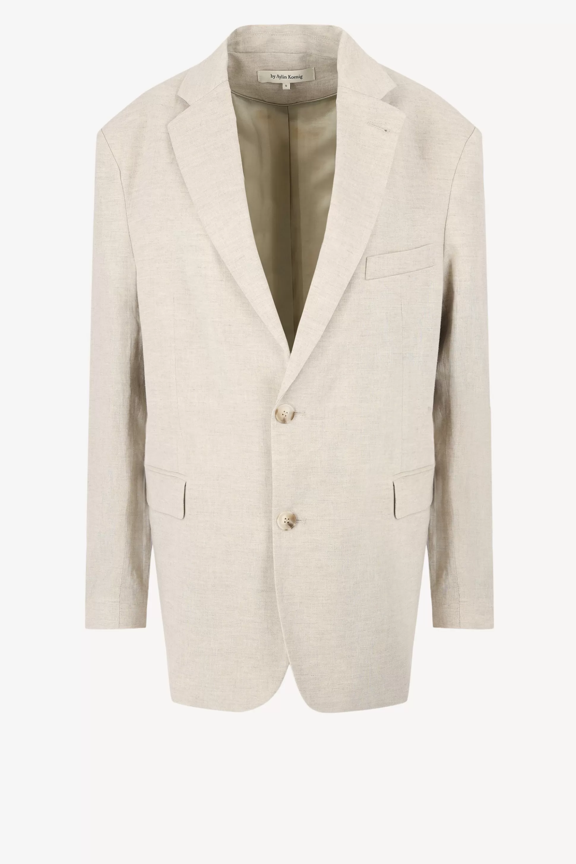 by Aylin Koenig Blazer^Blazer En Lin Charles En Ecru