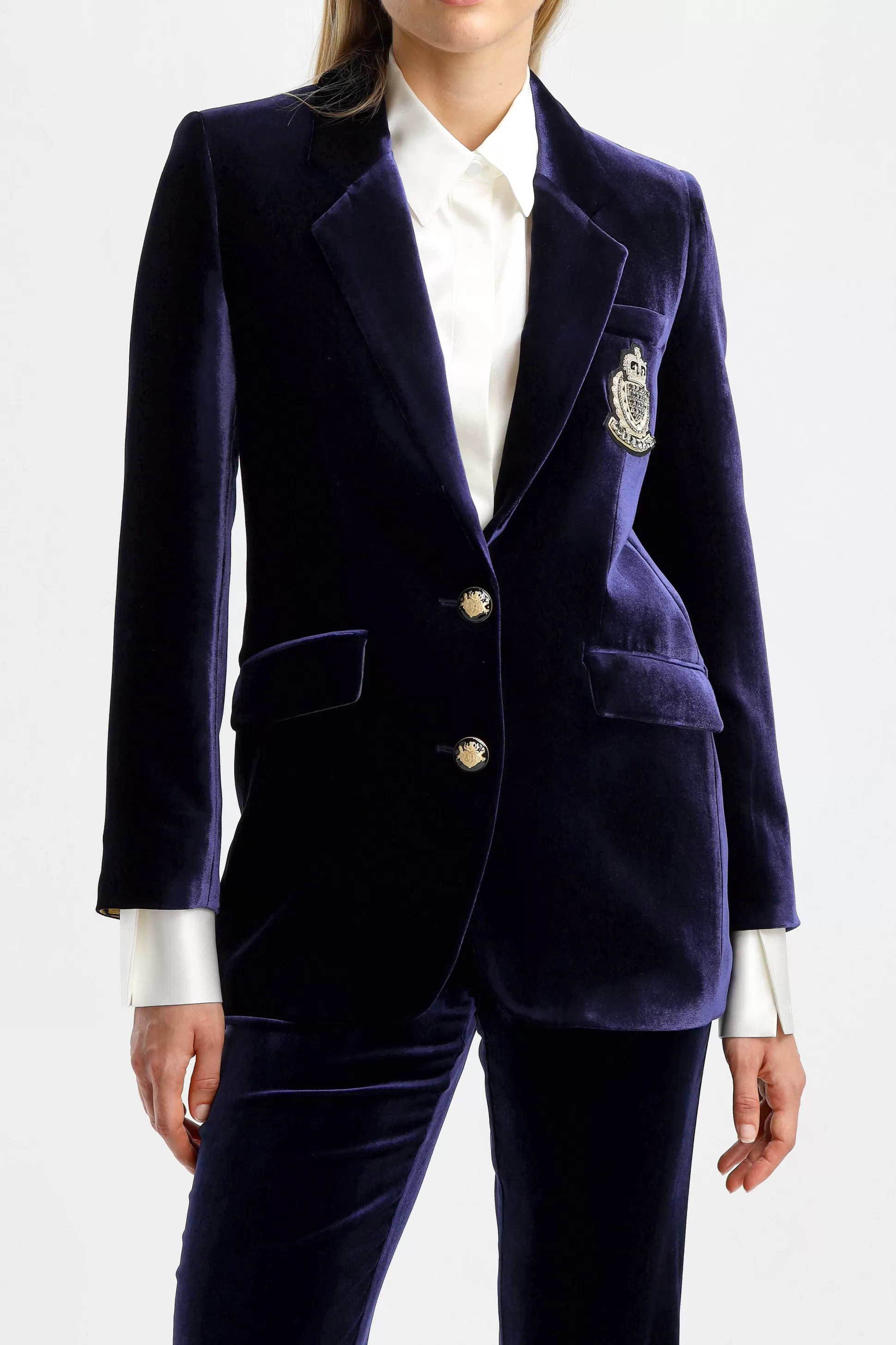 DMN Blazer^Blazer En Velours Armand En Marine