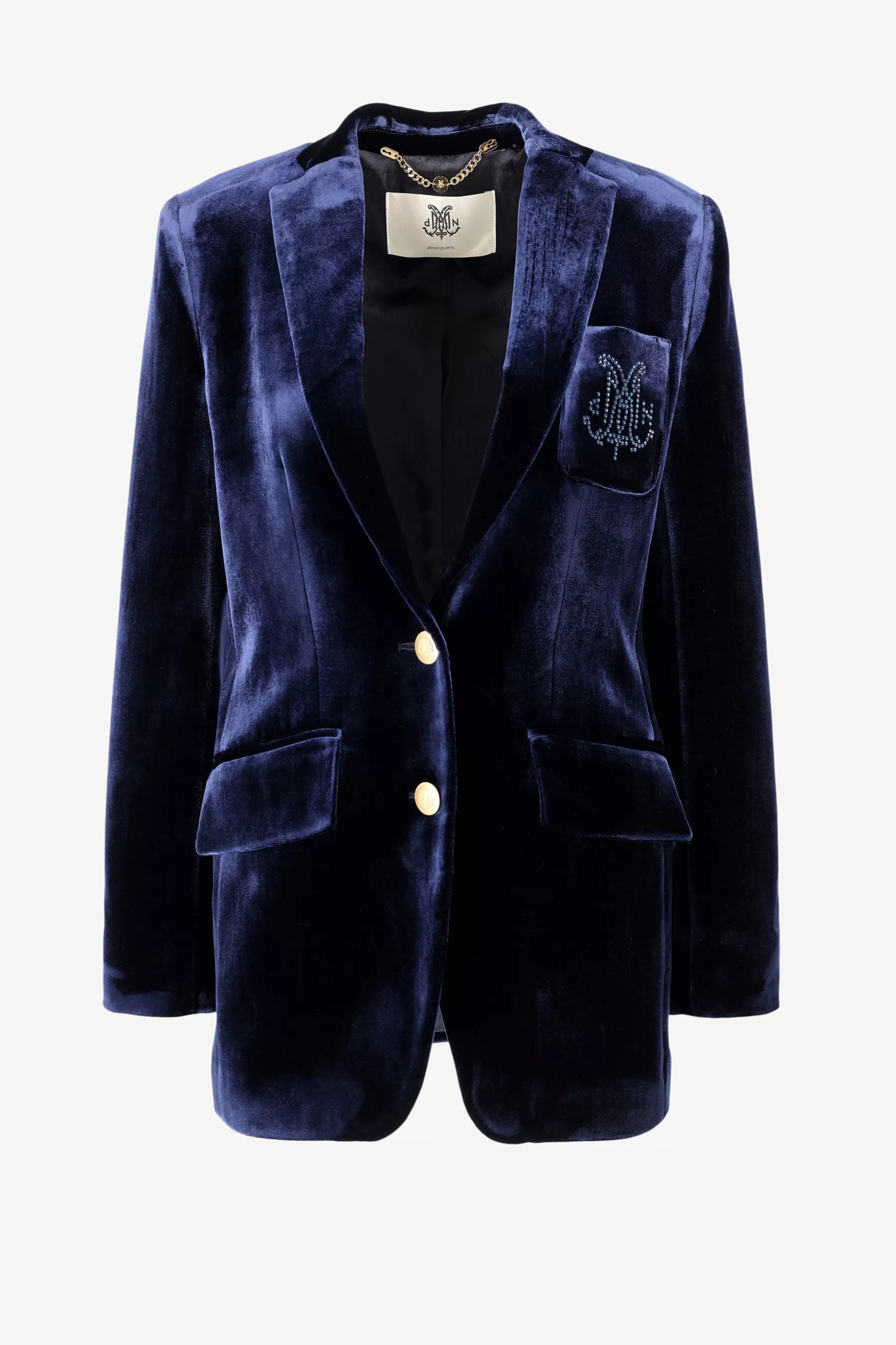 DMN Blazer^Blazer En Velours Armanda En Marine