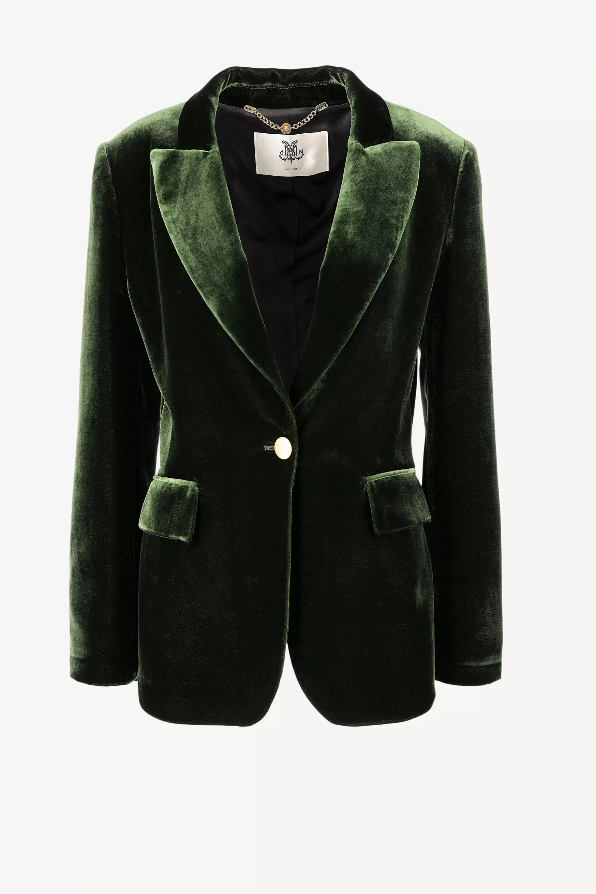 DMN Blazer^Blazer En Velours Mila En Olive