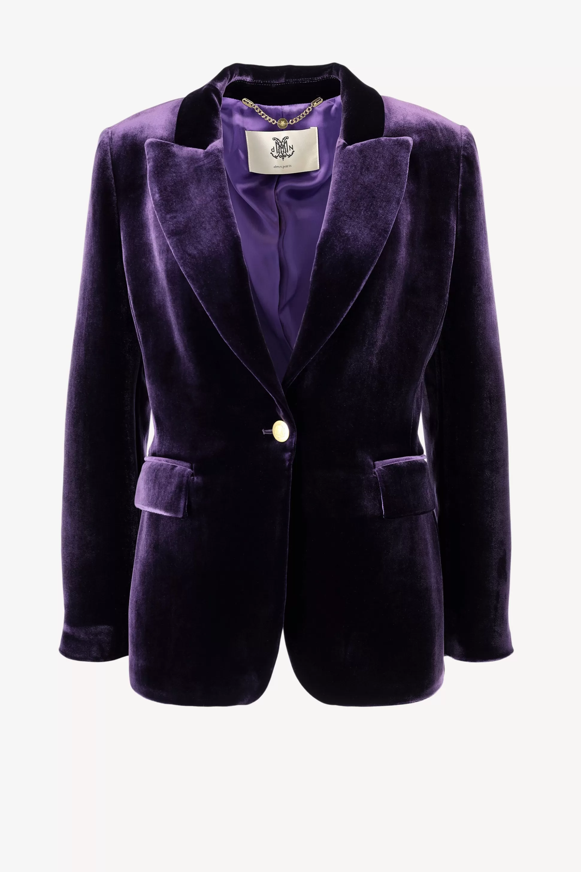 DMN Blazer^Blazer En Velours Mila En Violet