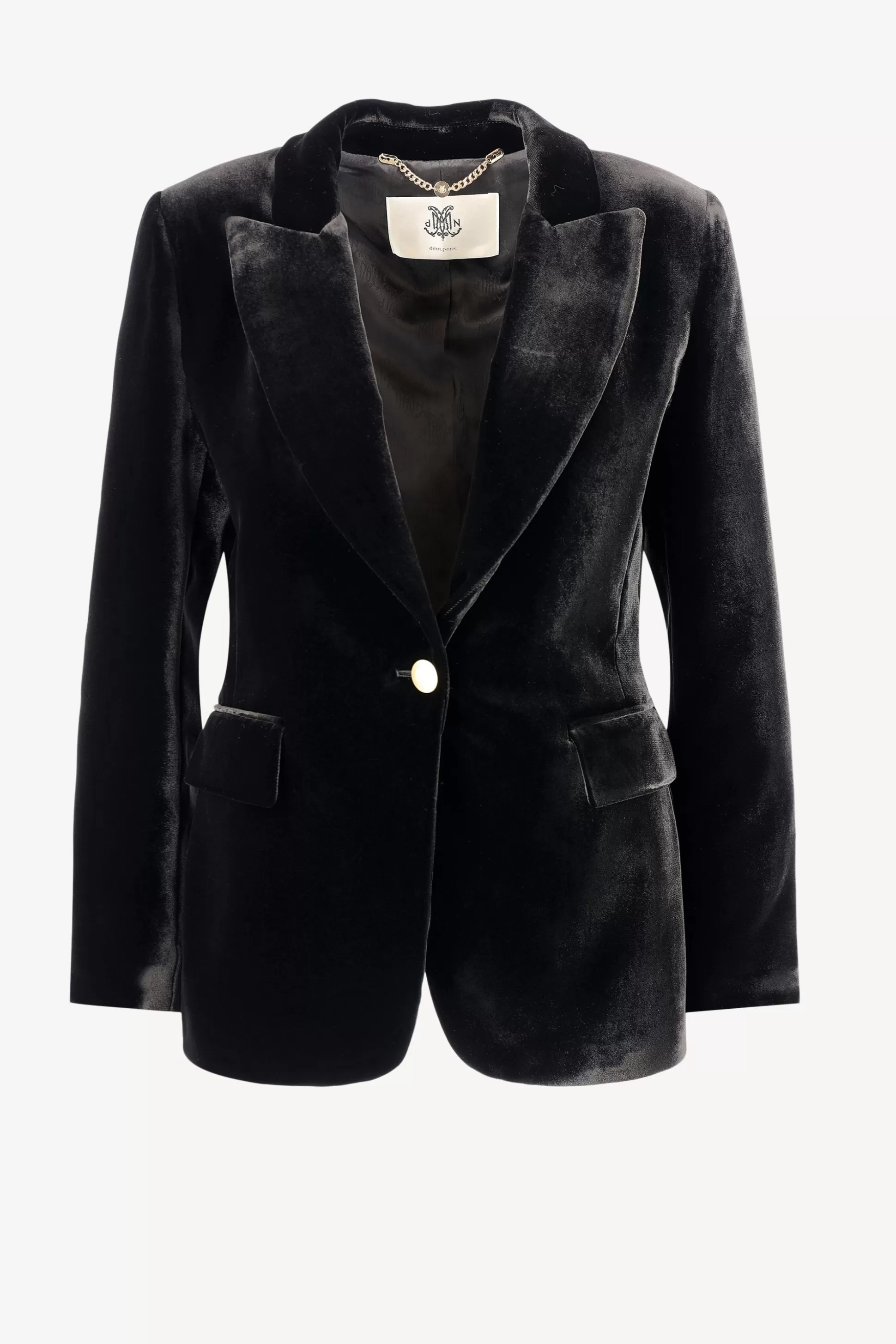 DMN Blazer^Blazer En Velours Noir Mila