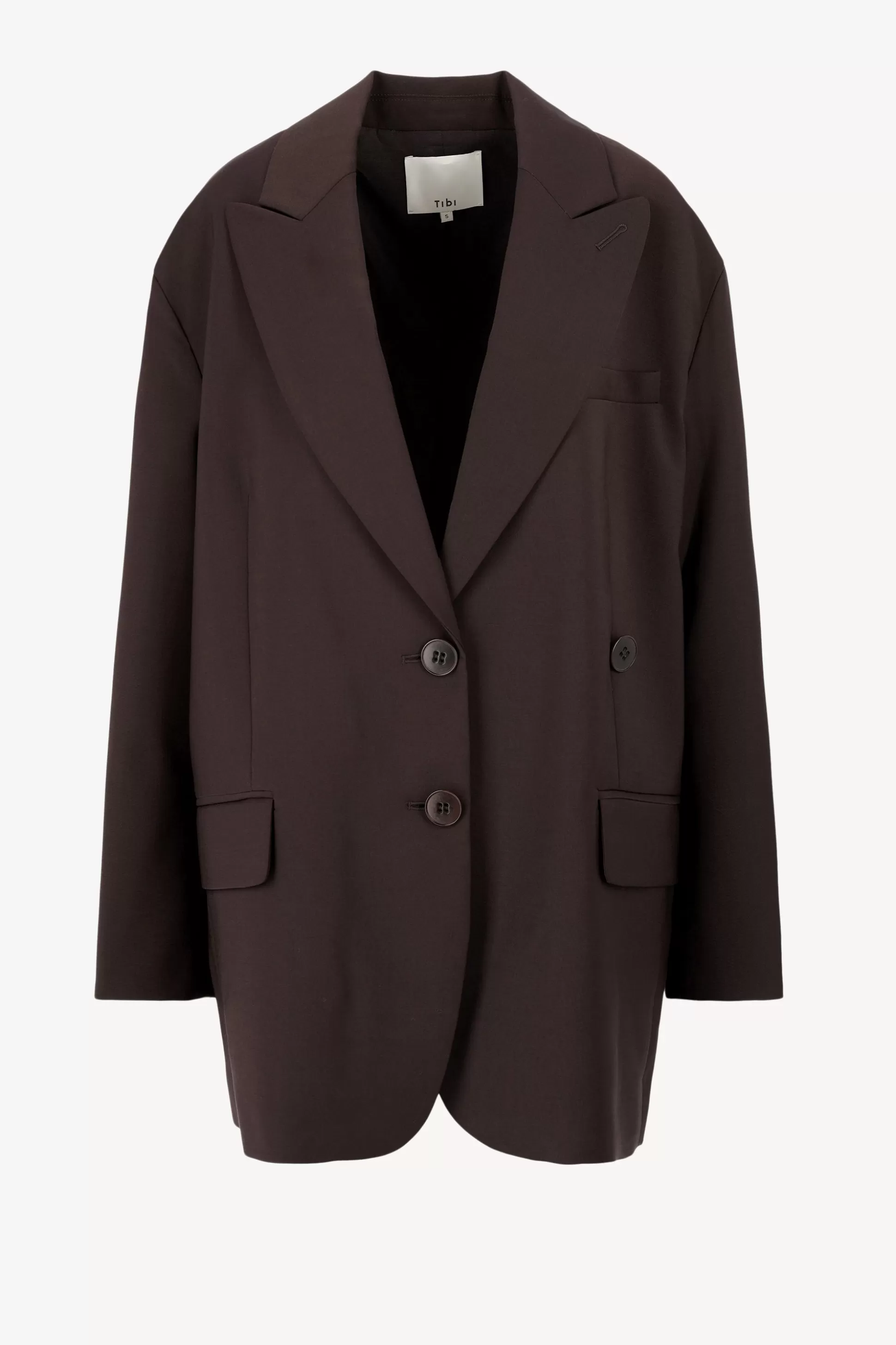 Tibi Blazer^Blazer Liam En Marron Fonce