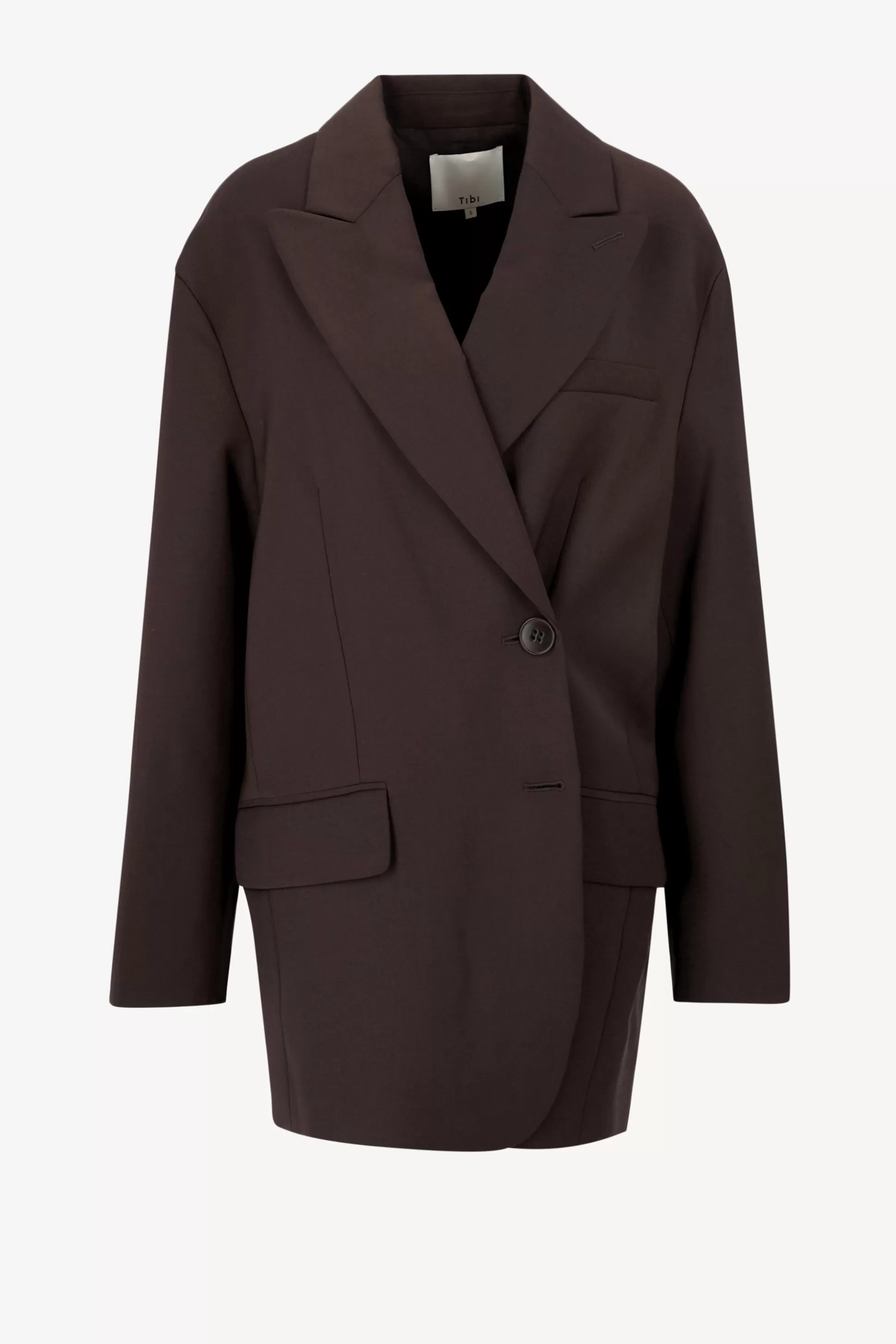 Tibi Blazer^Blazer Liam En Marron Fonce