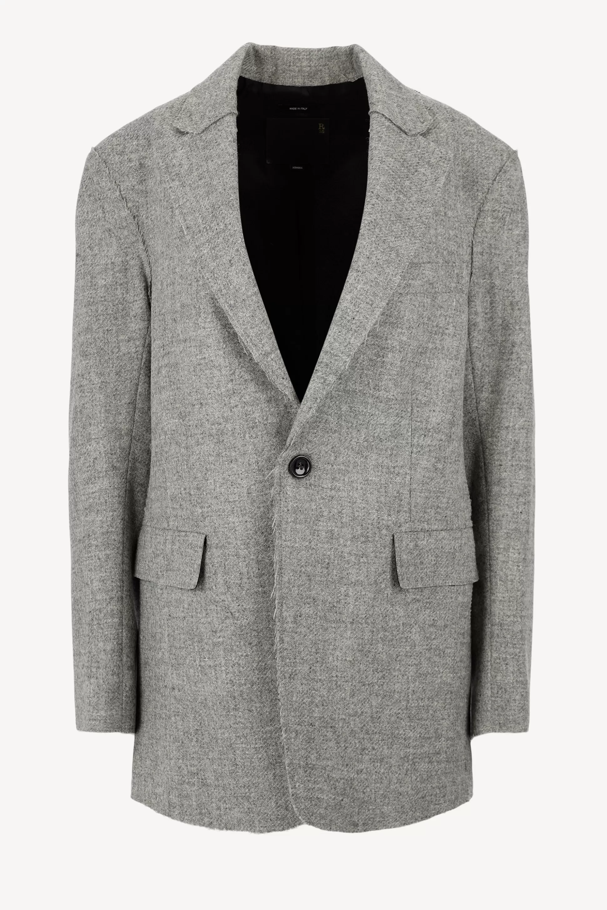 R13 Blazer^Blazer Raw Cut En Gris Heather