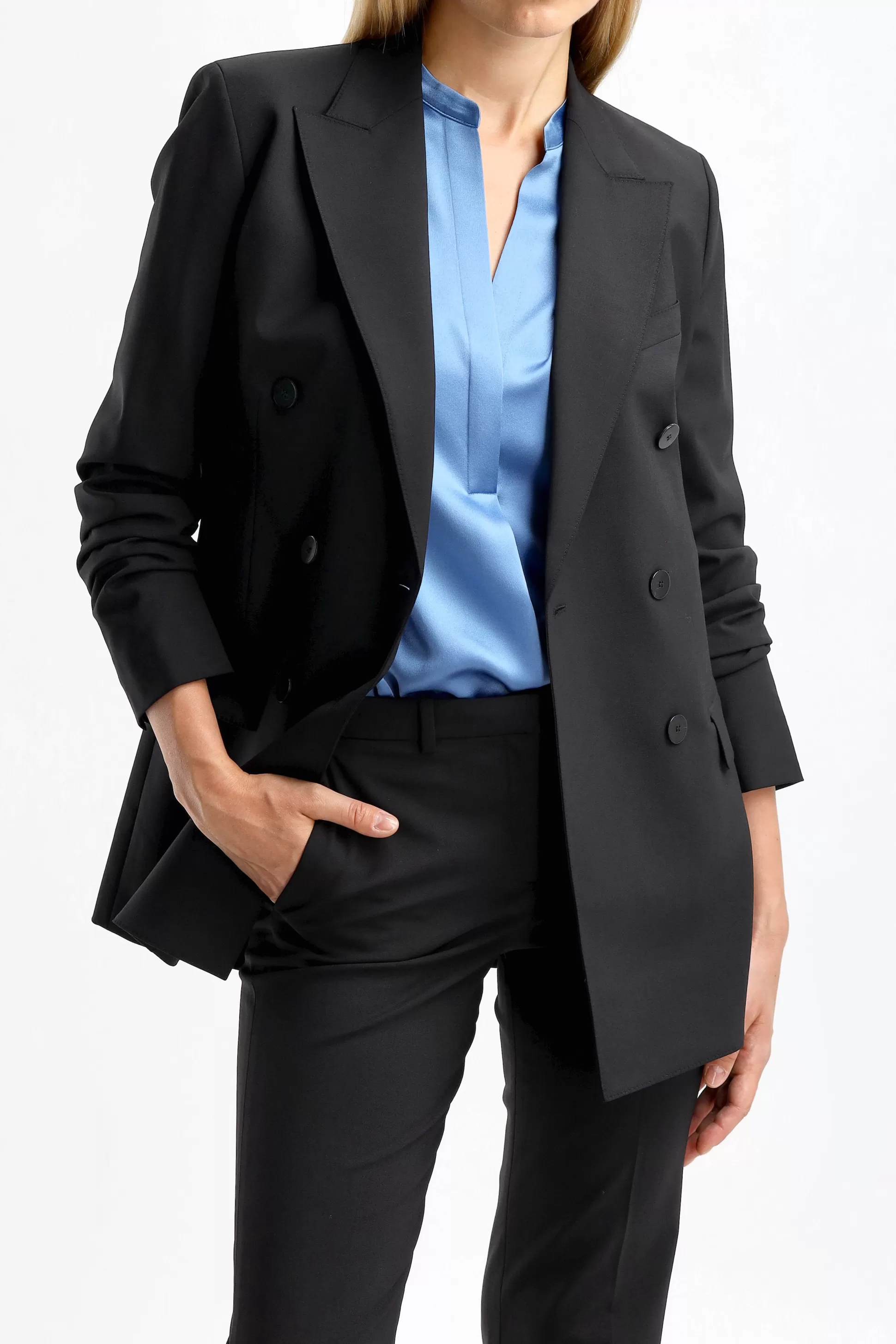 Theory Blazer^Blazer Tracea Double En Noir