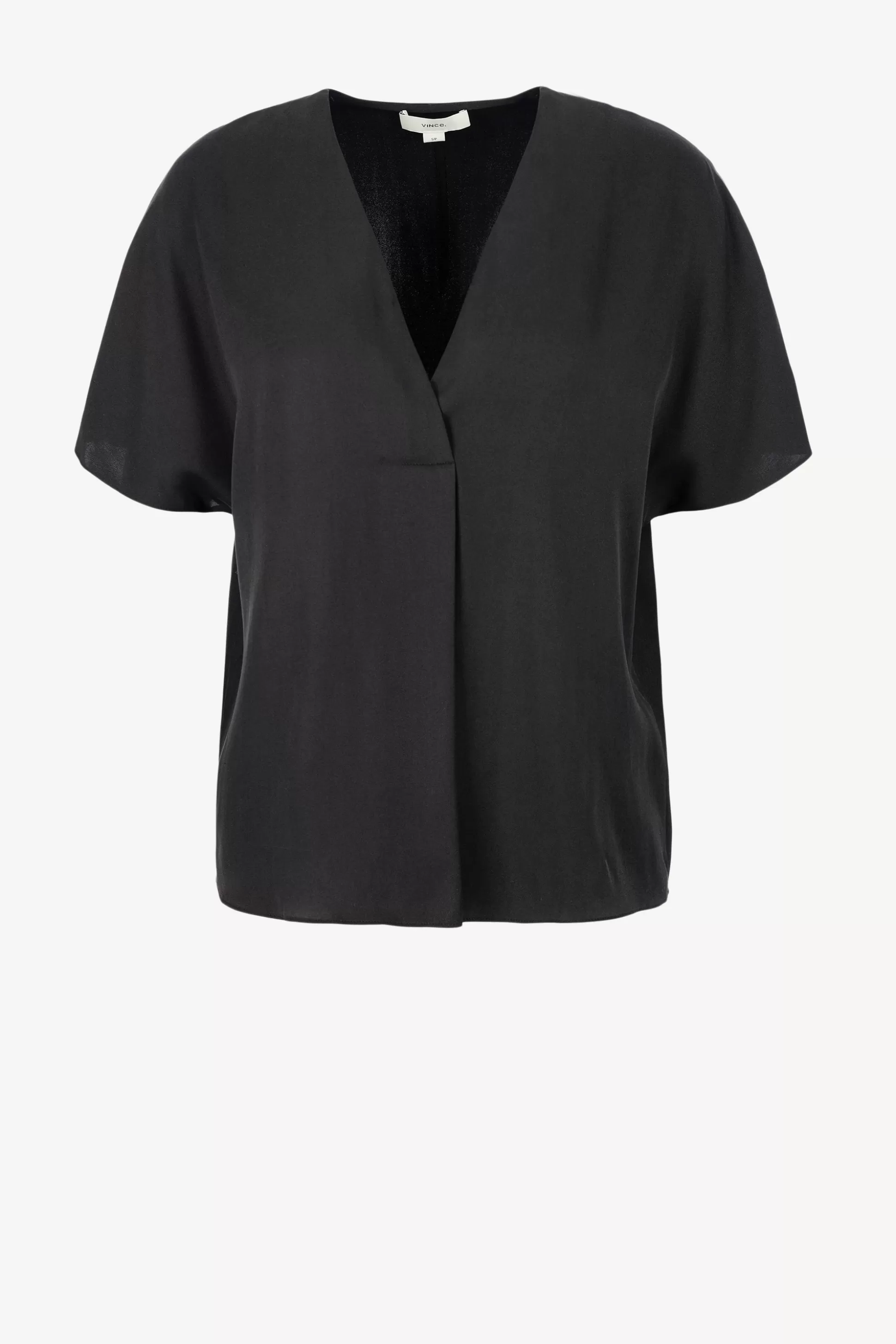 Vince Blouses & Tops^Blouse A Col En V Noire