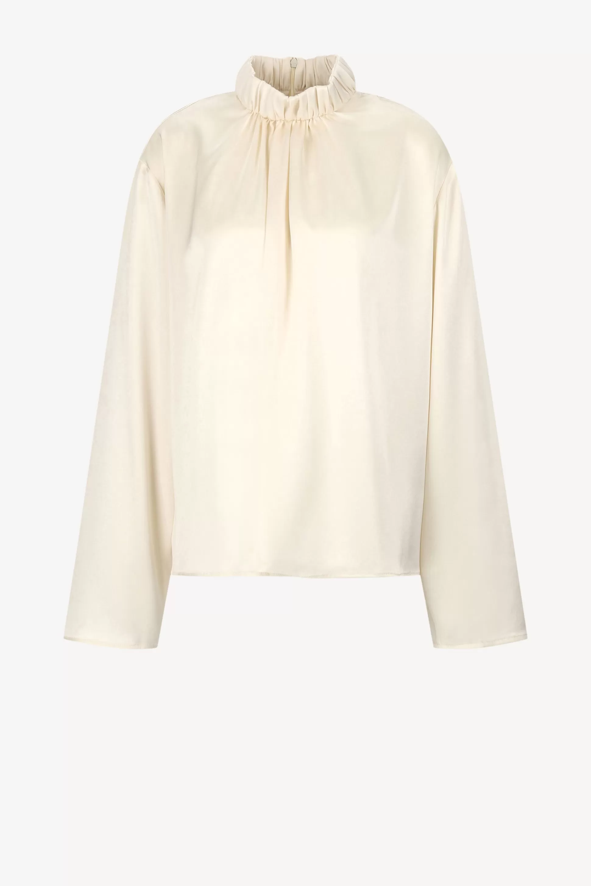 JW Anderson Blouses & Tops^Blouse A Col Haut En Ivoire