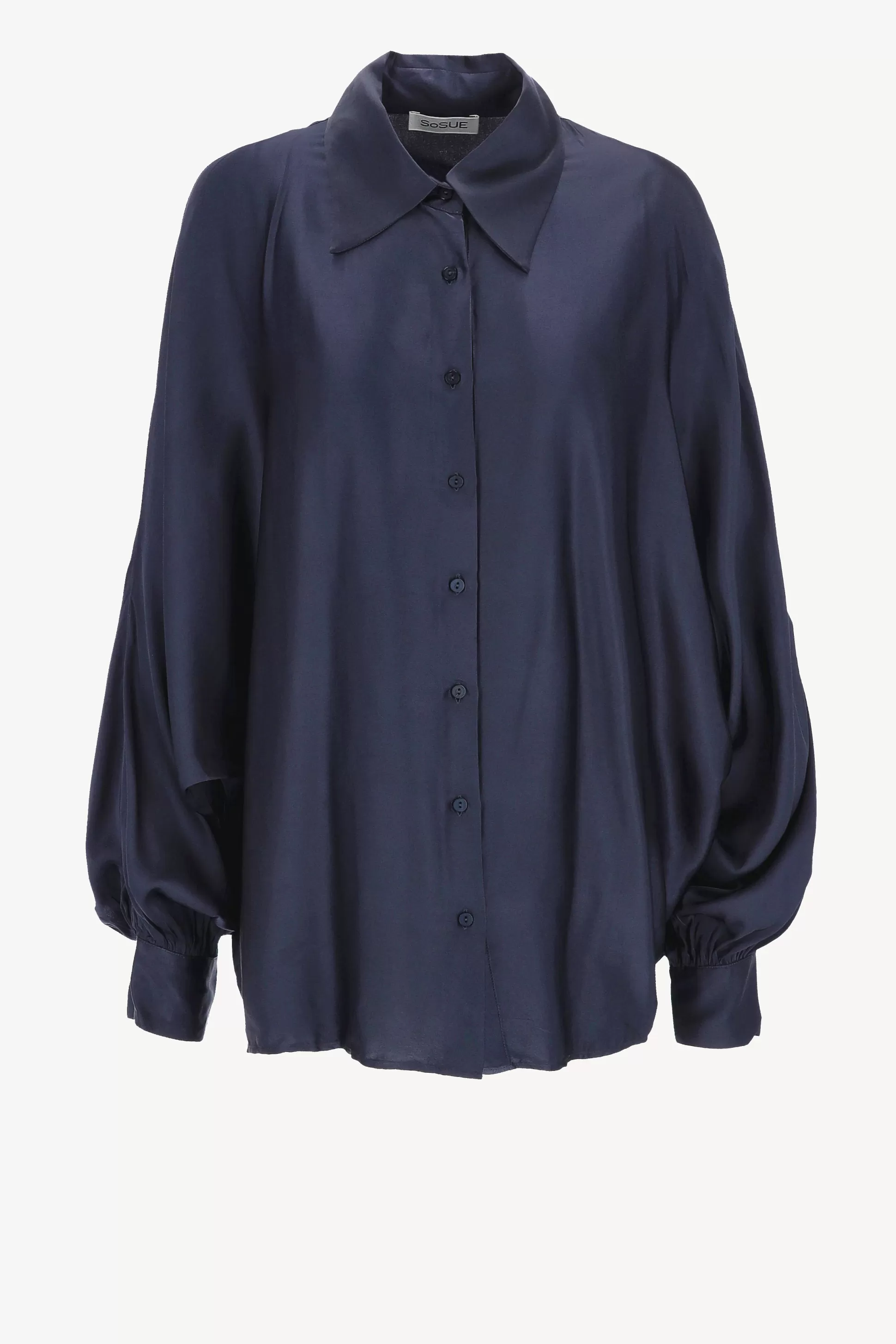 SoSue Blouses & Tops^Blouse Antonia Shiny En Bleu Marine