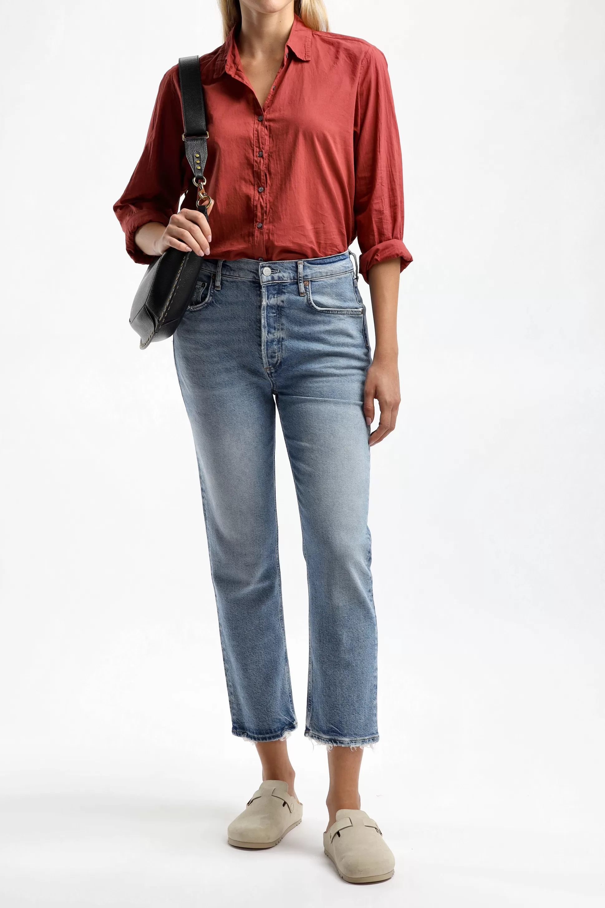 Xirena Blouses & Tops^Blouse Beau In Brick Red