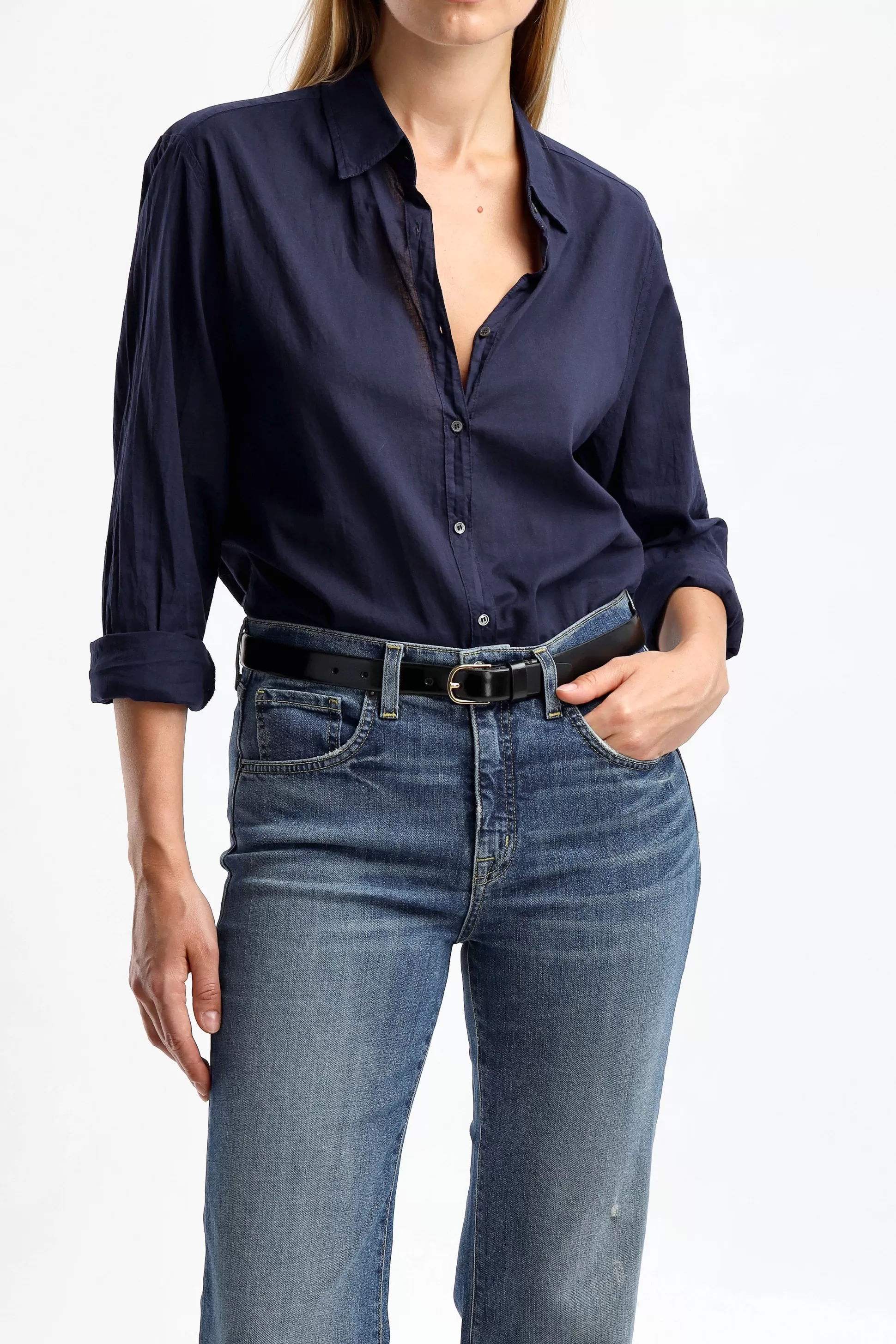 Xirena Blouses & Tops^Blouse Beau In Deep Blue