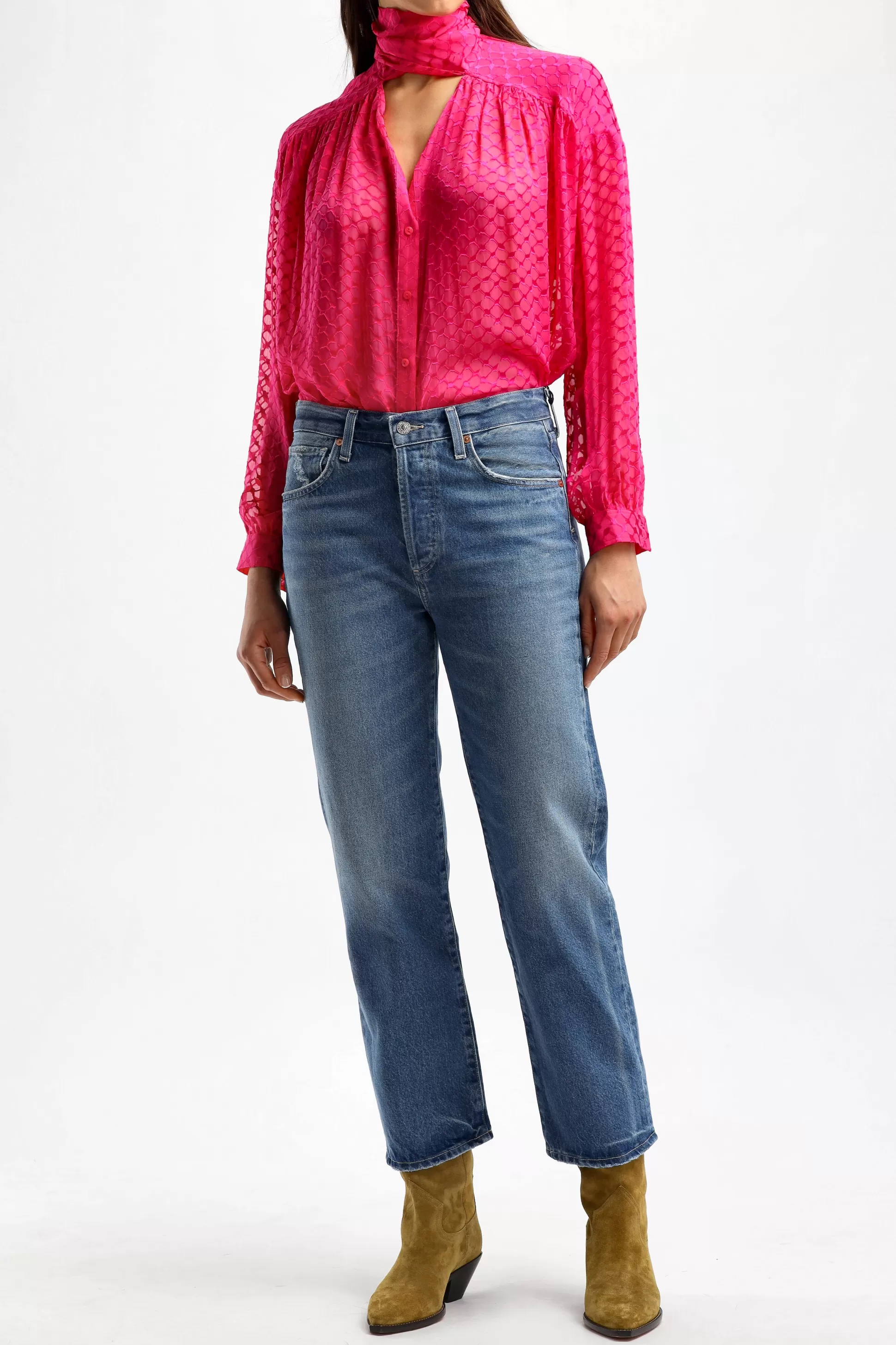 Lala Berlin Blouses & Tops^Blouse Berina A Dragonfruit