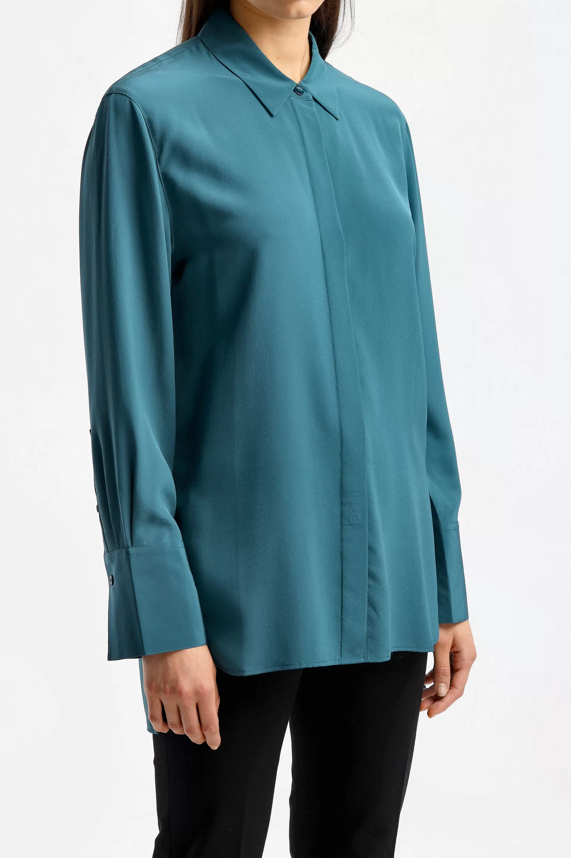 Joseph Blouses & Tops^Blouse Bold In Dark Teal