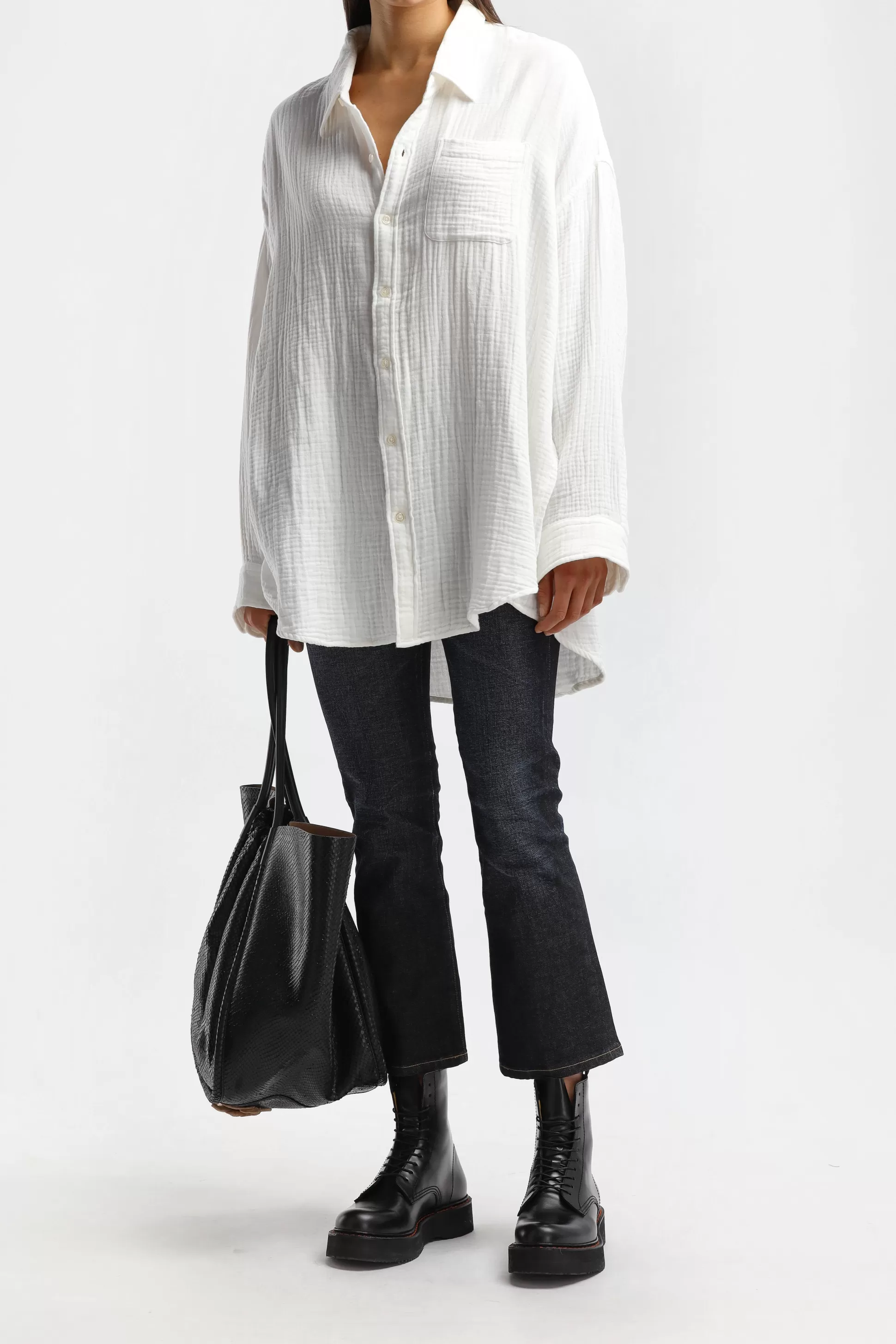 Denimist Blouses & Tops^Blouse Button Front En Ecru