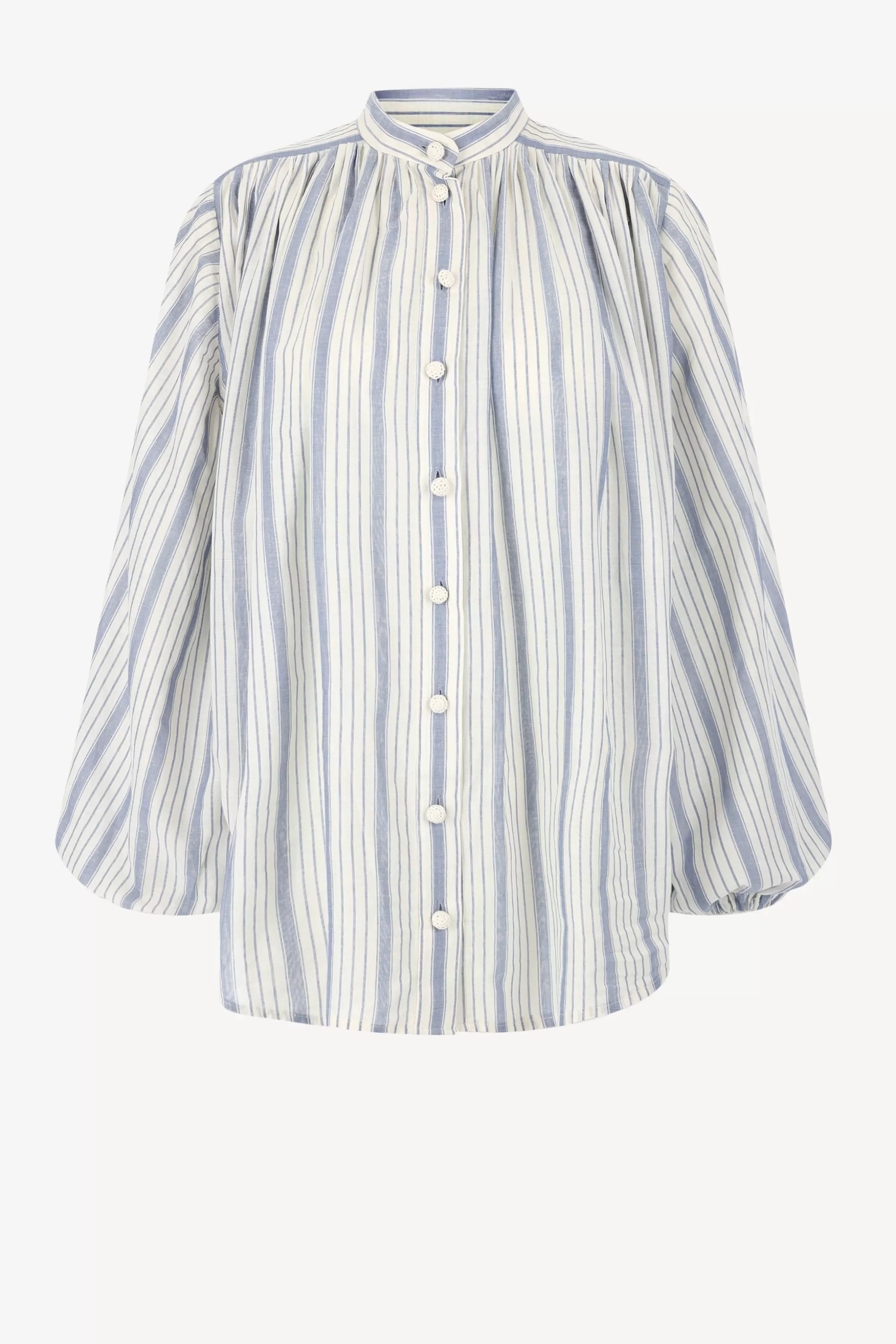 Zimmermann Blouses & Tops^Blouse Chintz Billow En Bleu/Blanc