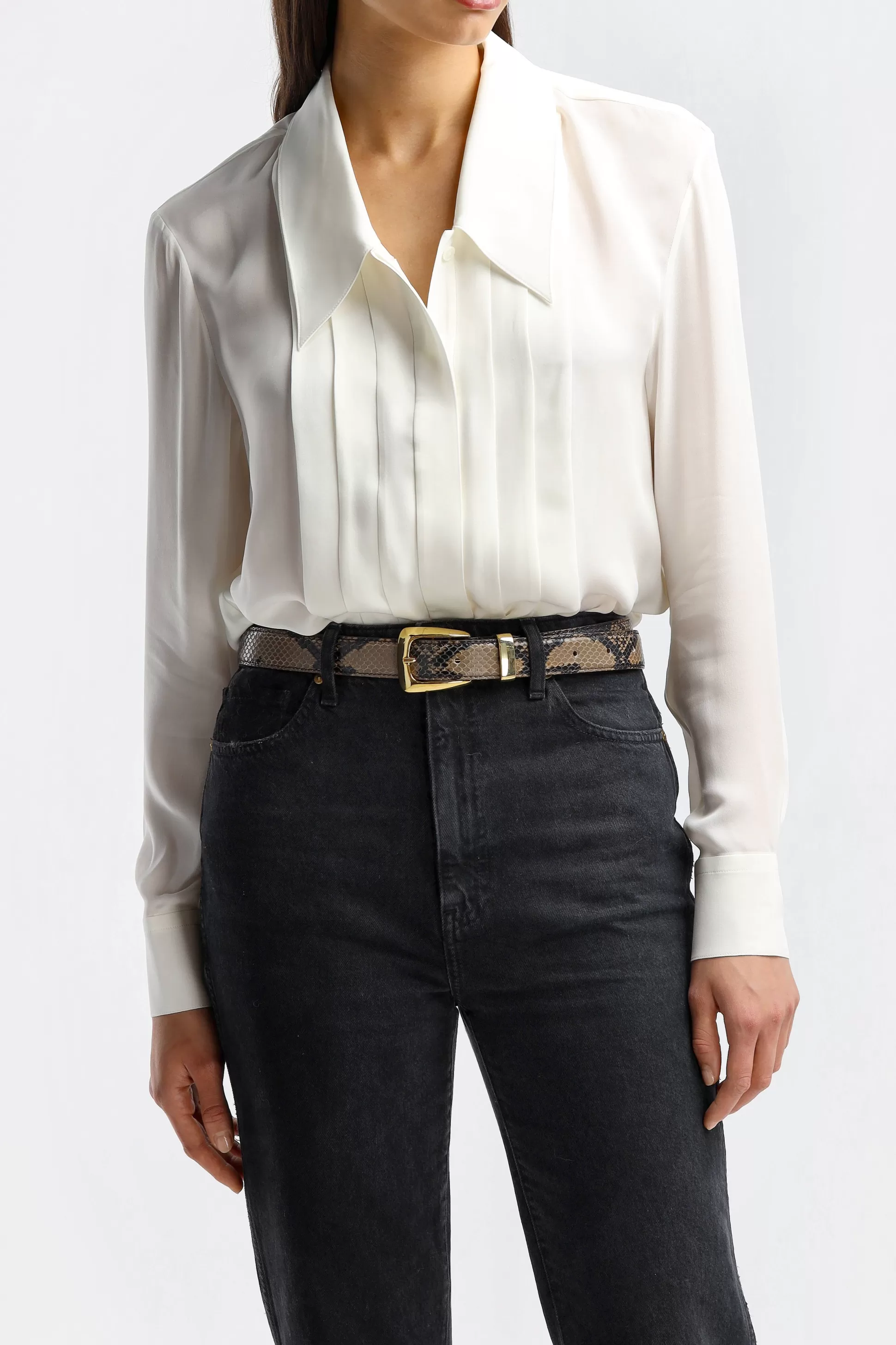 Khaite Blouses & Tops^Blouse Dorian En Creme