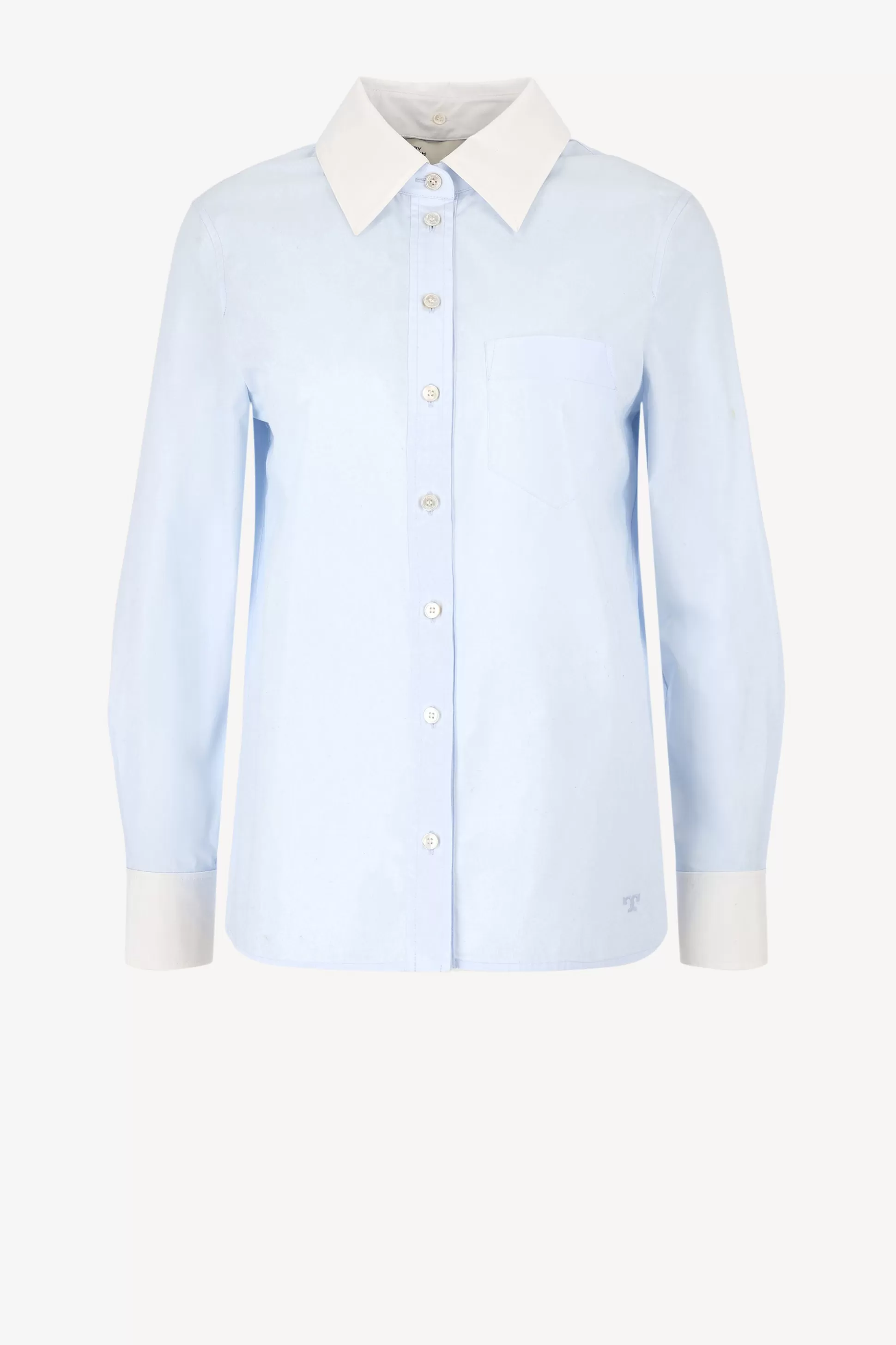 Tory Burch Blouses & Tops^Blouse En Crisp Blue/Blanc