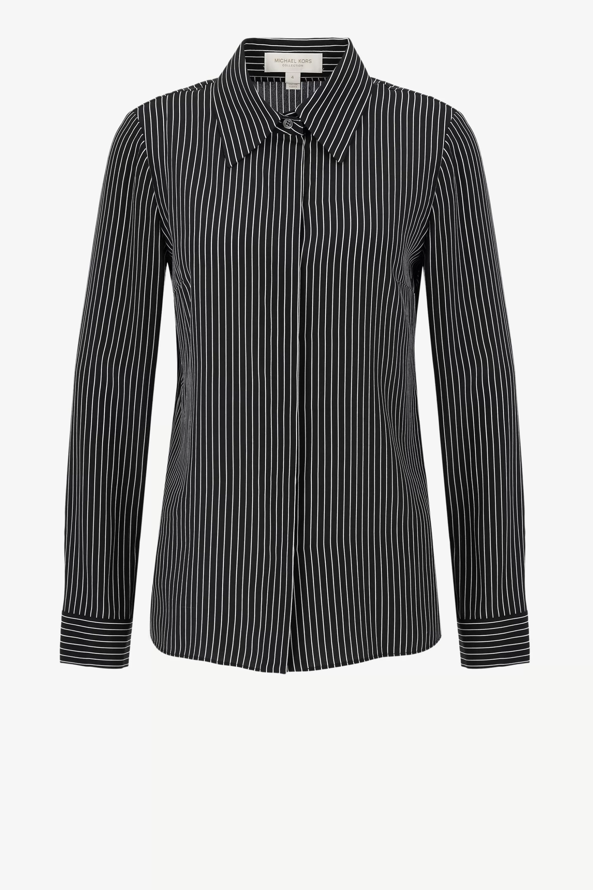 Michael Kors Collection Blouses & Tops^Blouse En Soie Hansen En Noir Et Blanc