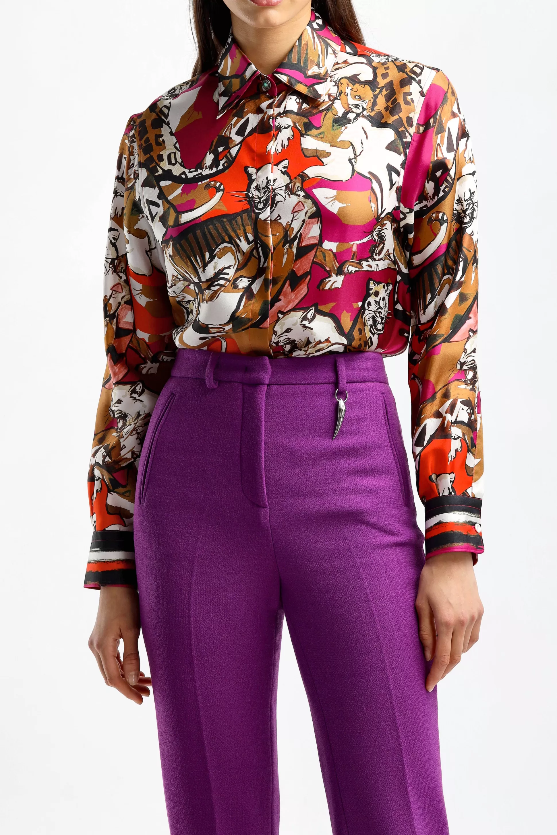 Roberto Cavalli Blouses & Tops^Blouse Felix En Violet