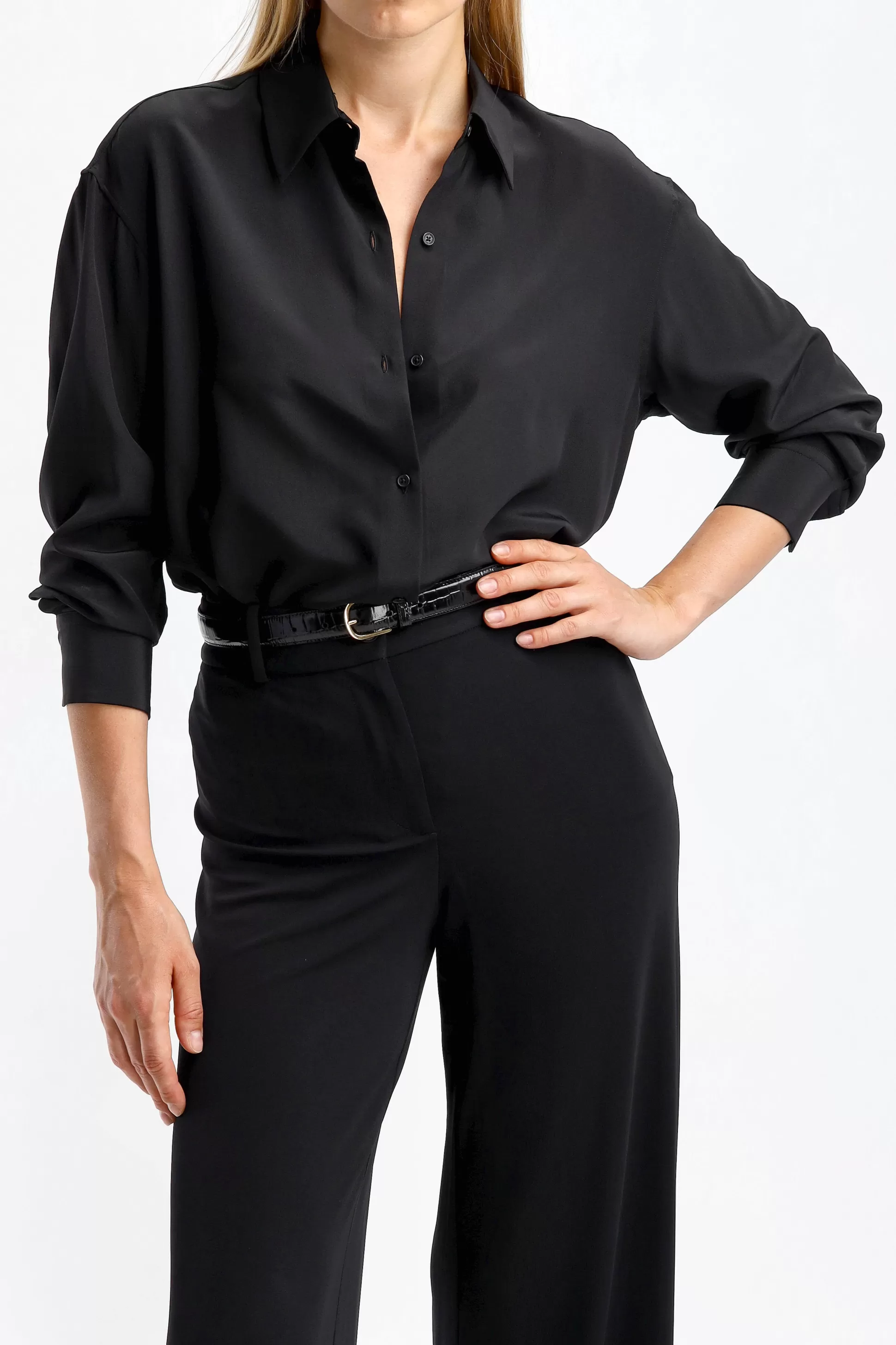 Nili Lotan Blouses & Tops^Blouse Julien En Noir