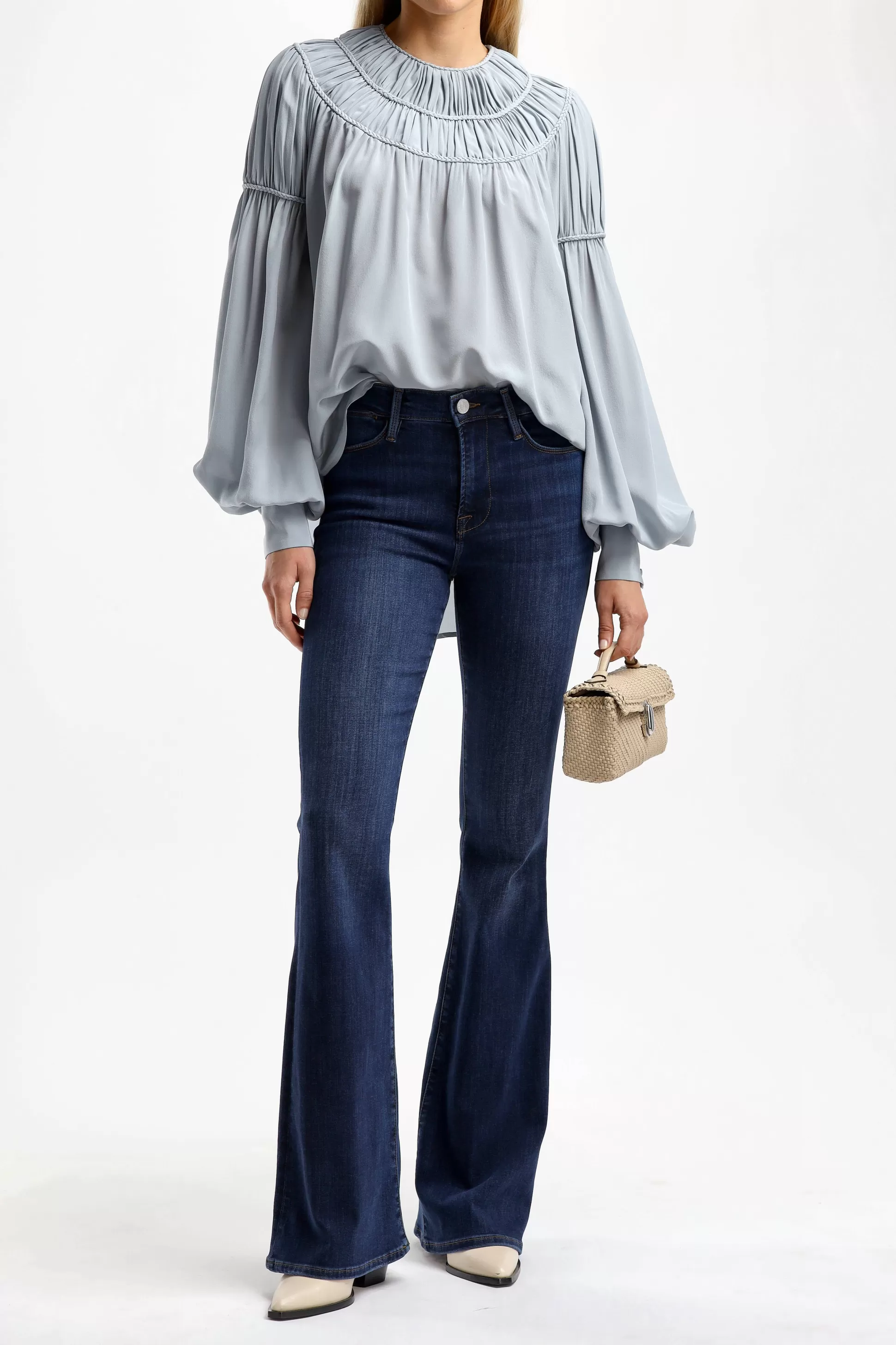 Phaeonia Blouses & Tops^Blouse Mireille En Gris Perle