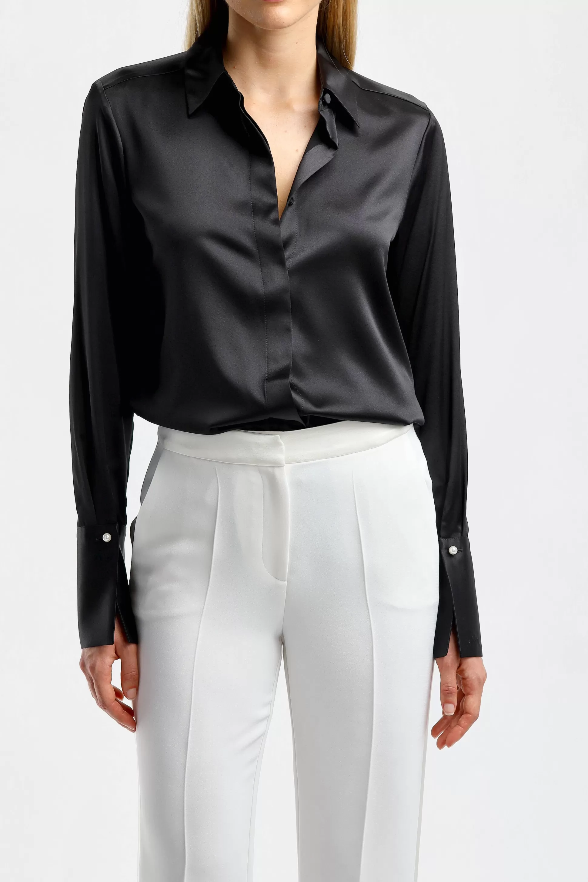 DMN Blouses & Tops^Blouse Regine En Noir