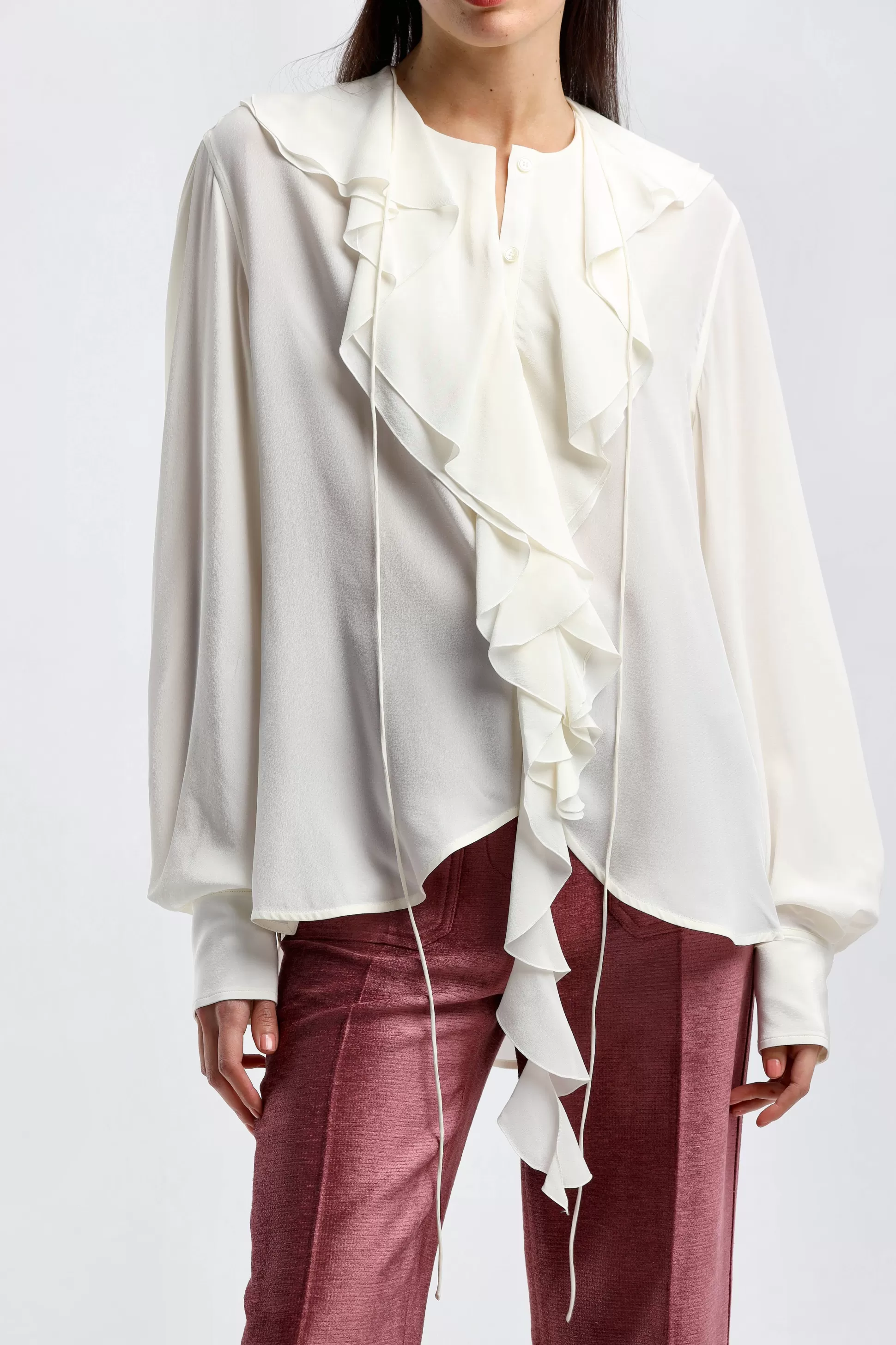 Victoria Beckham Blouses & Tops^Blouse Romantic A La Vanille