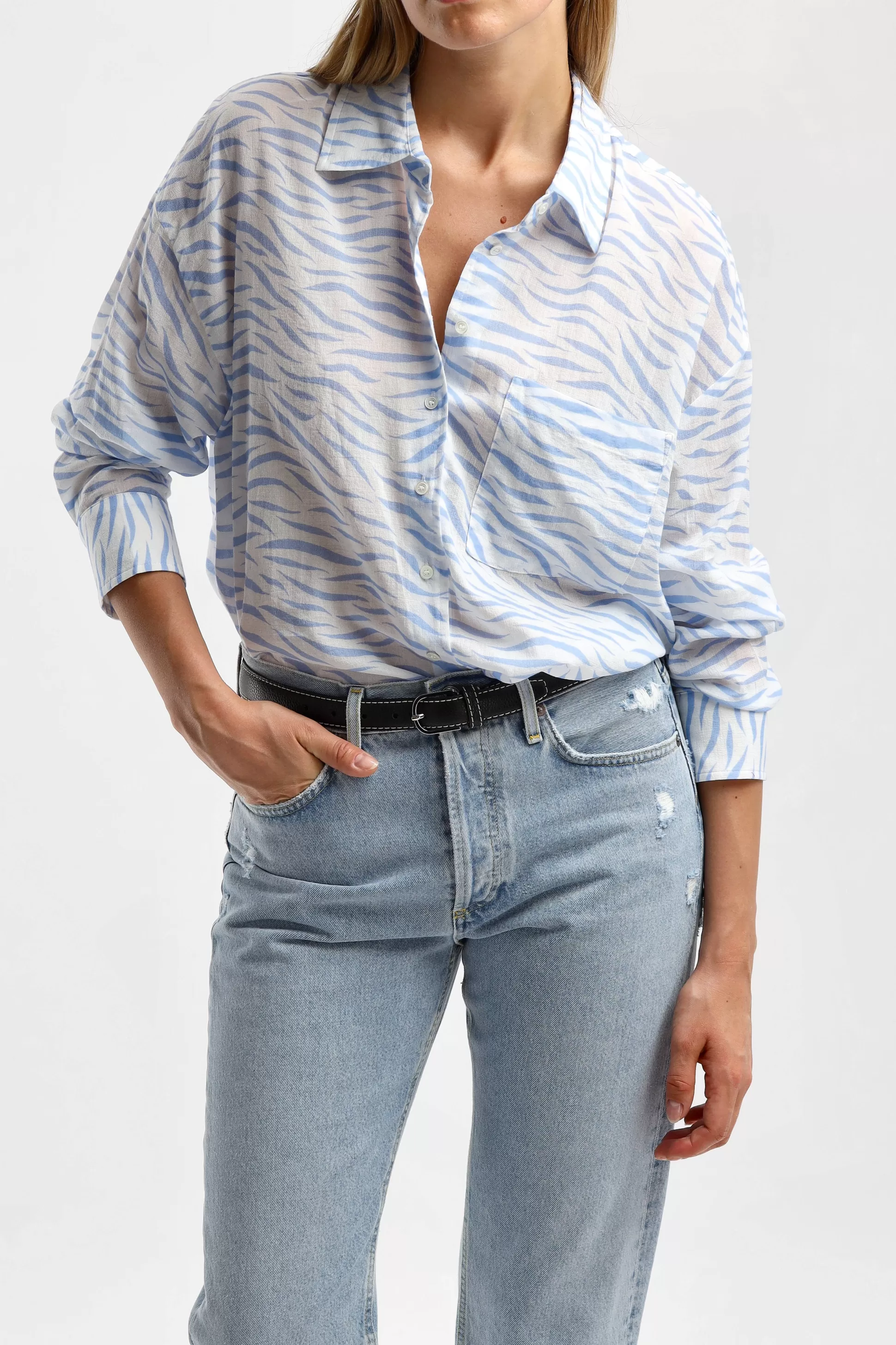 Xirena Blouses & Tops^Blouse Sydney En Blue Wave