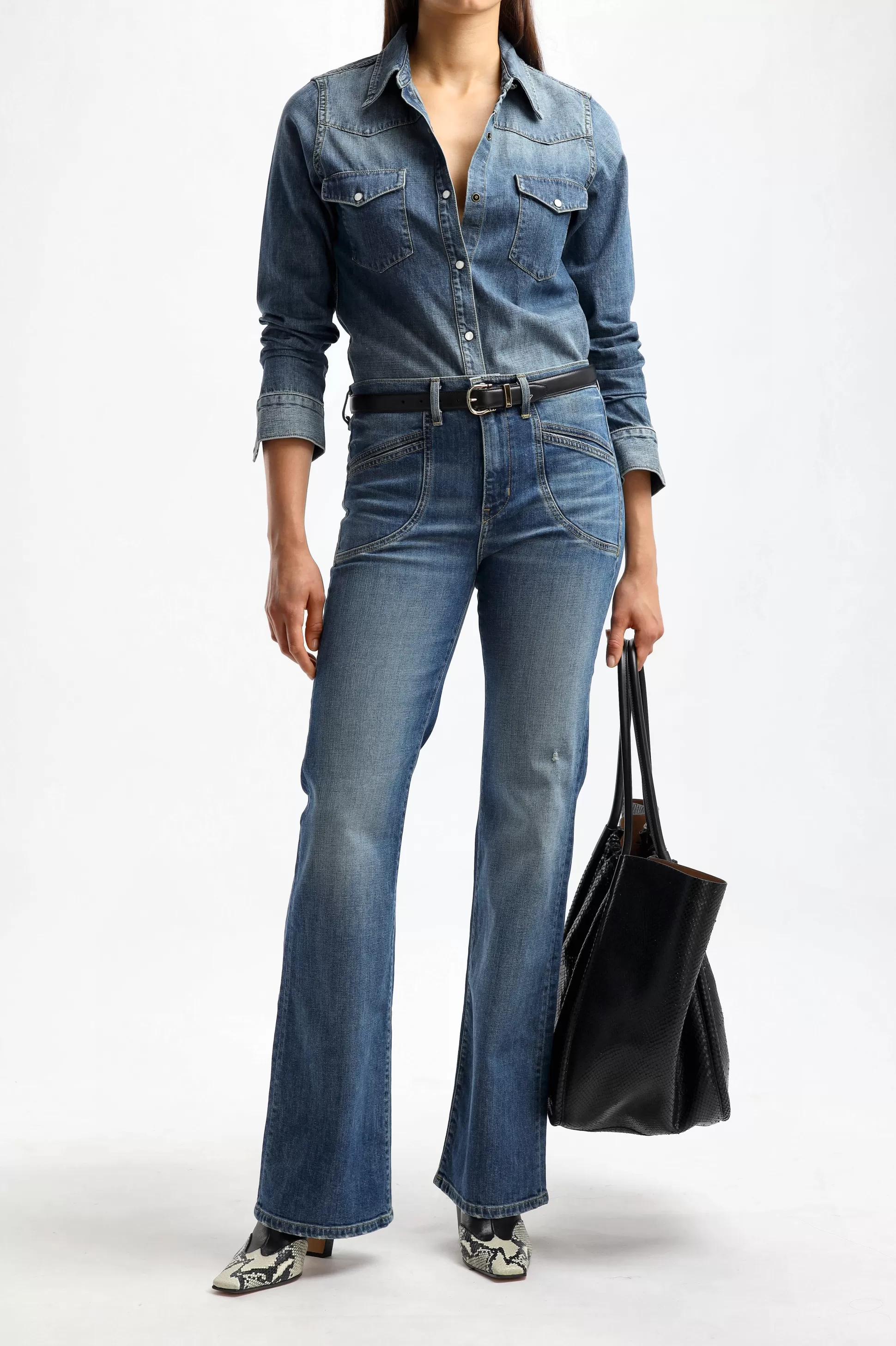 Nili Lotan Blouses & Tops^Blouse Travis En Classic Wash