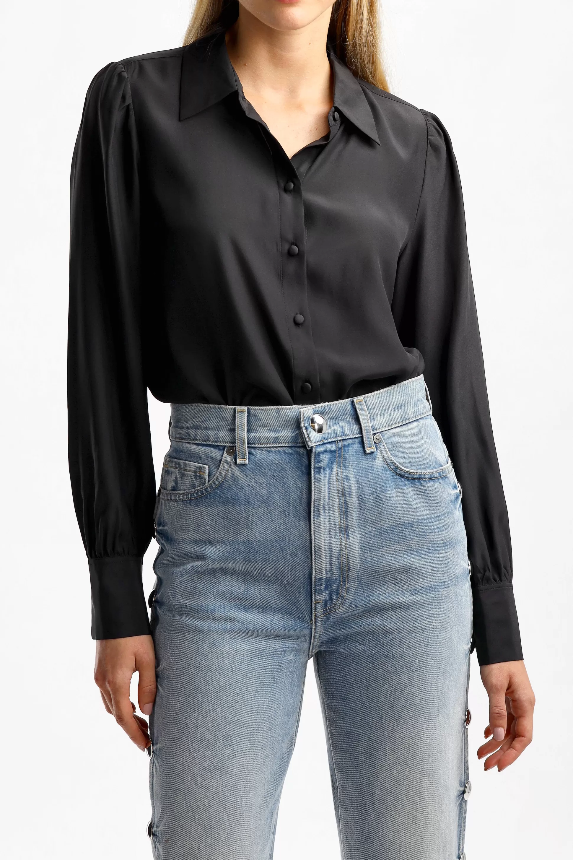 Frame Blouses & Tops^Blouse Victorian En Noir