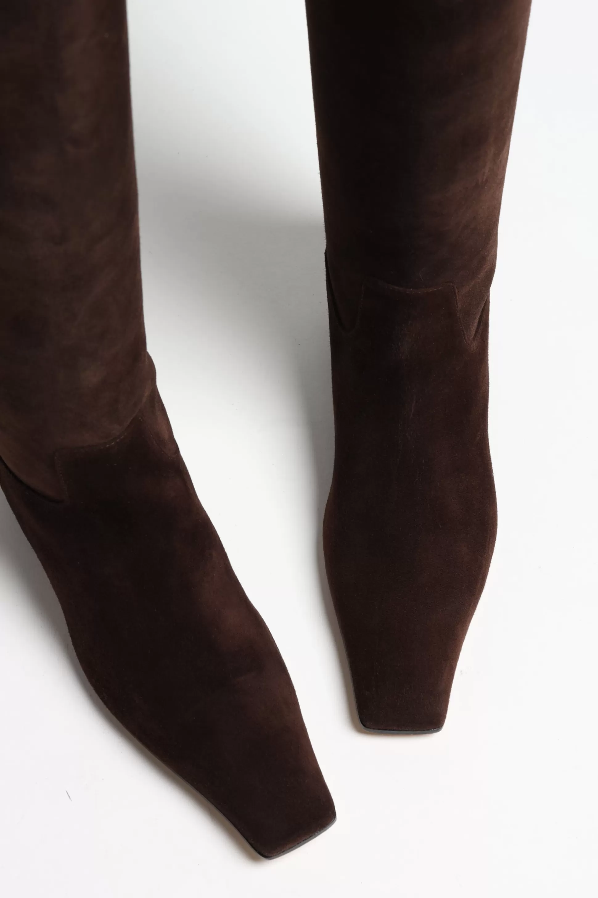 Khaite Bottes & Boots^Bottes Knee High Marfa A Coffee