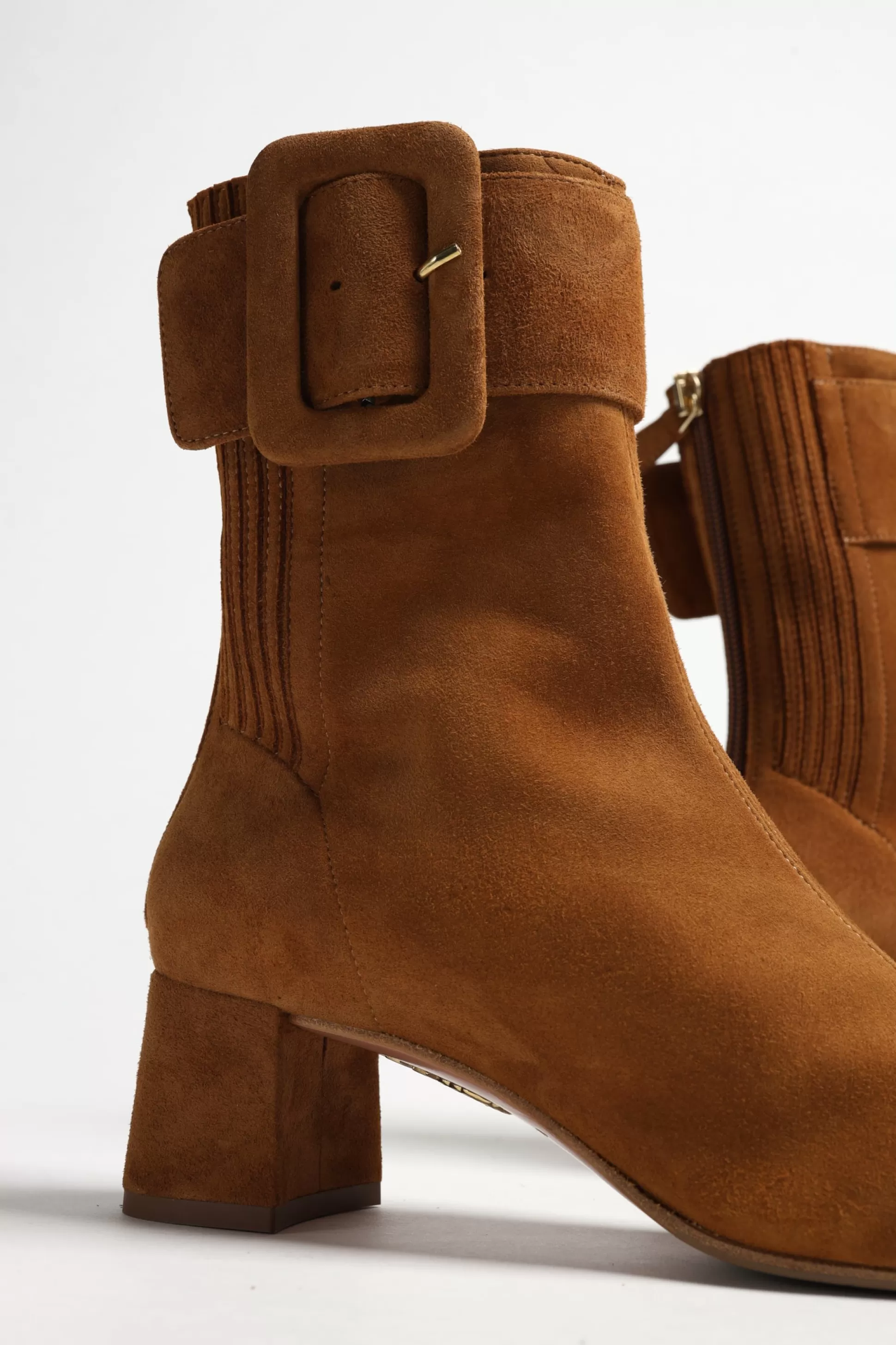 Aquazzura Bottes & Boots^Bottine St. Honore Buckle En Cognac