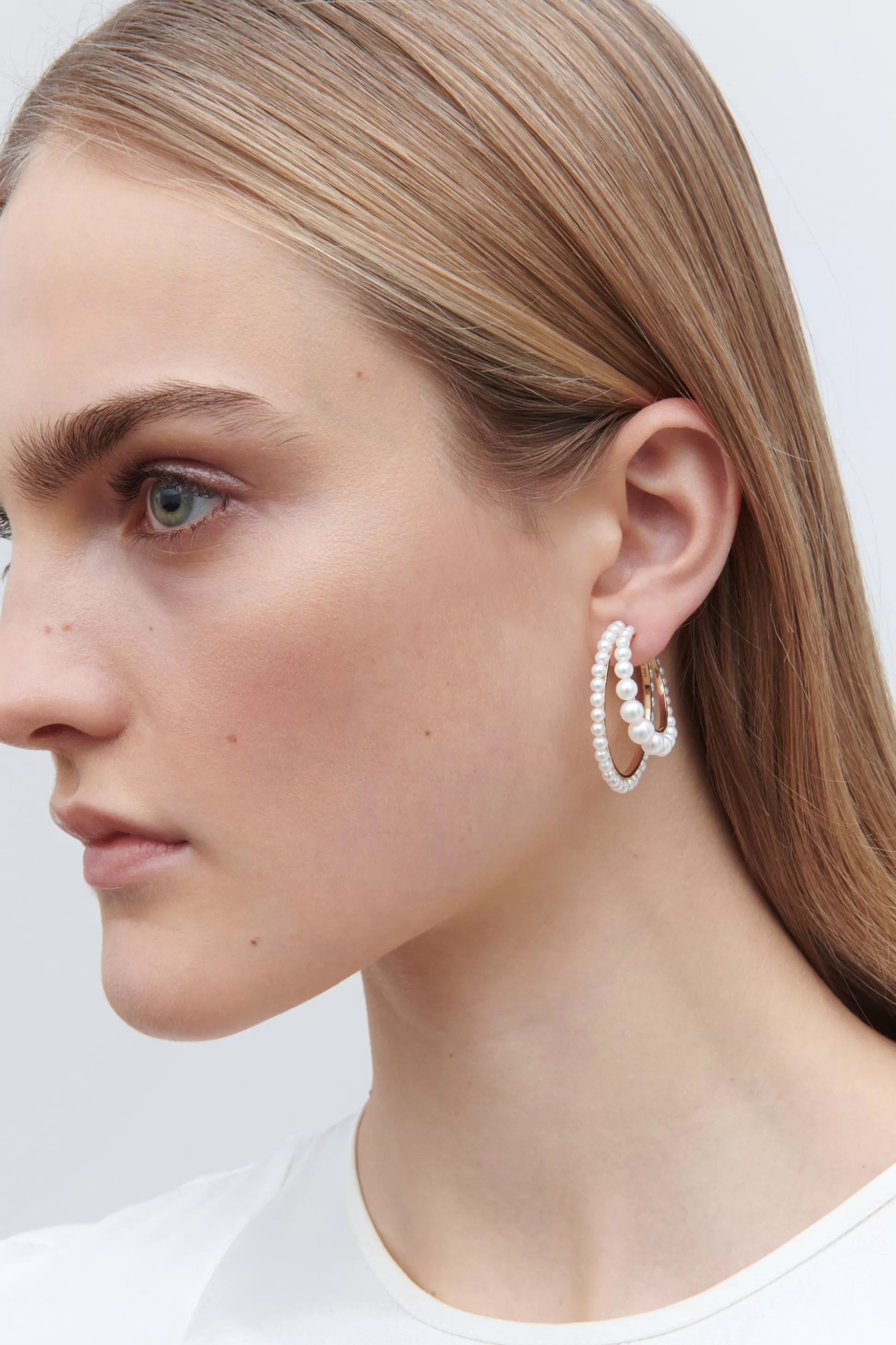 Sophie Bille Brahe Boucles D'Oreilles^Boucle D'Oreille Boucle Perle Droite