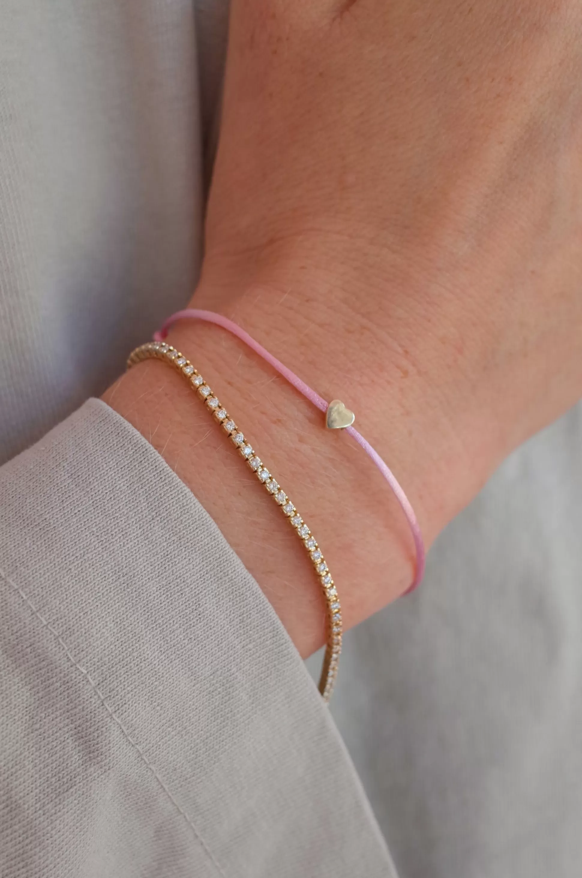 Nina Kastens Jewelry Bracelets^Bracelet Heart In Pink