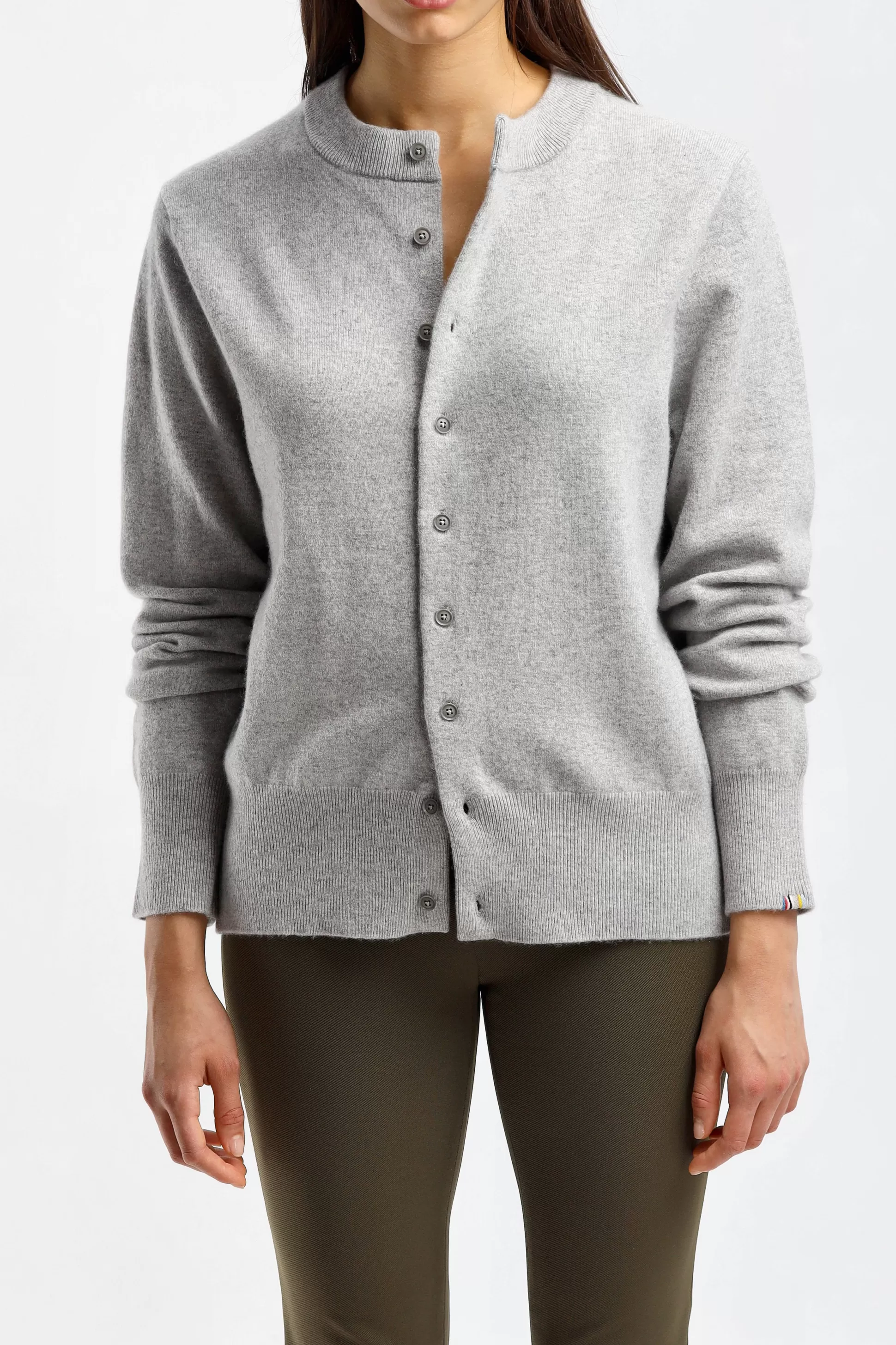 Extreme Cashmere Vestes En Maille & Ponchos^Cardigan Be Game N°283 En Gris