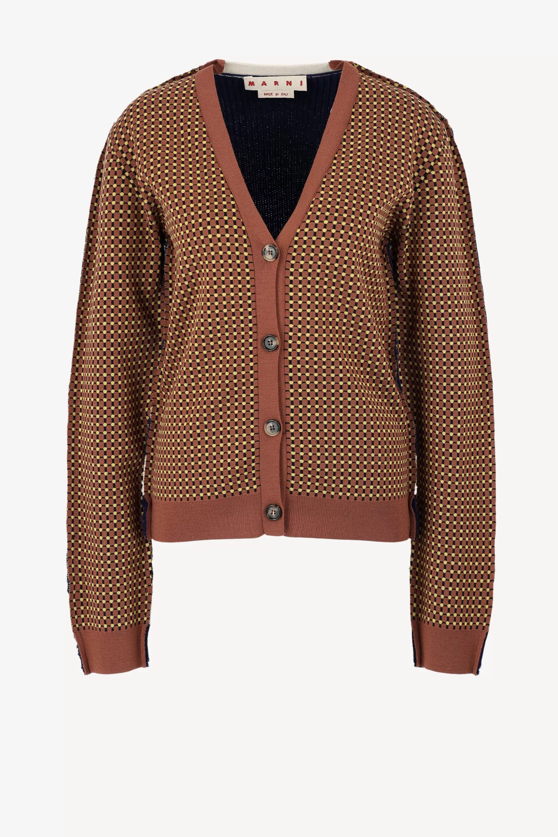 Marni Vestes En Maille & Ponchos^Cardigan Iconic Half & Half En Multi