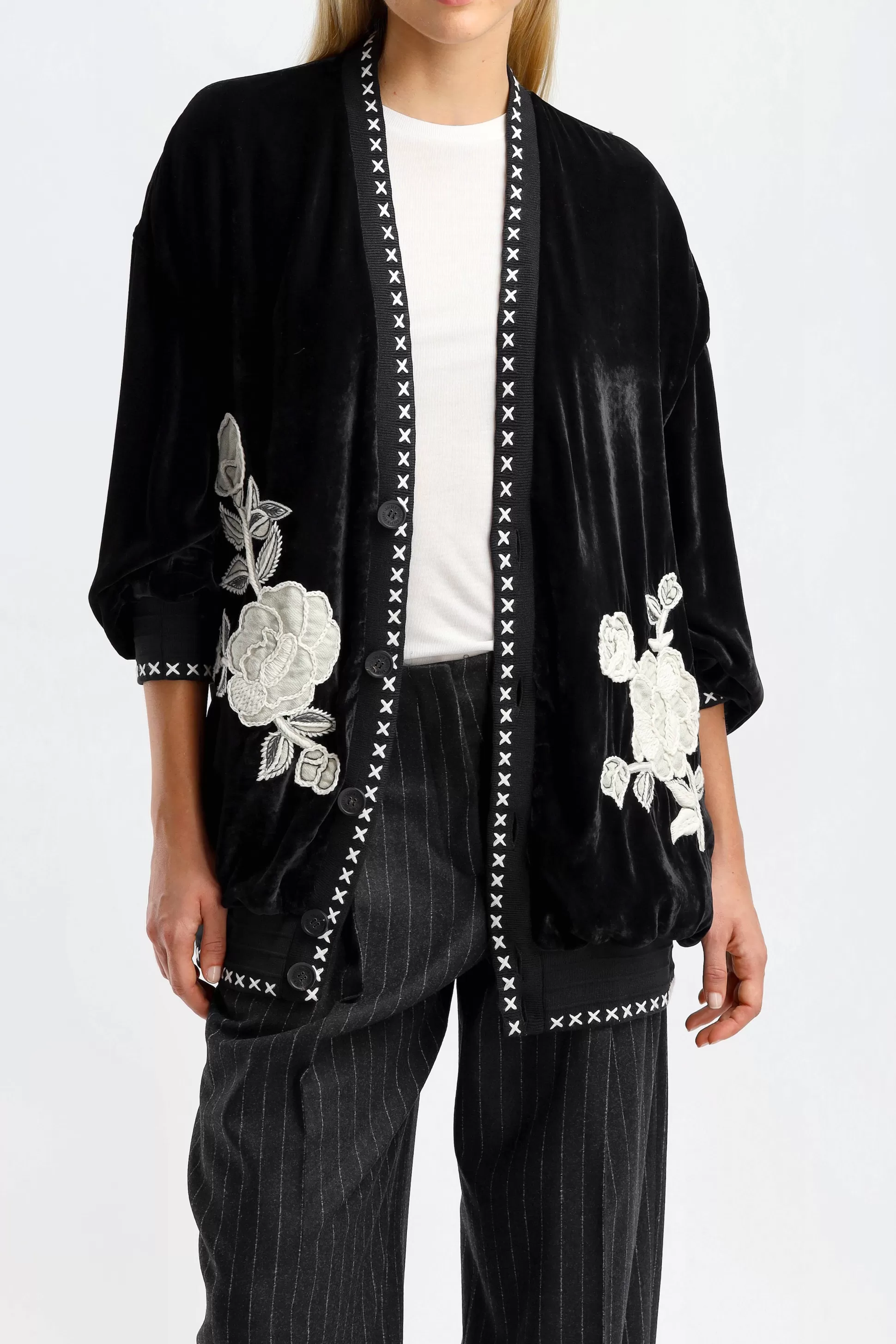 Golden Goose Vestes En Maille & Ponchos^Cardigan Journey Giselle En Noir