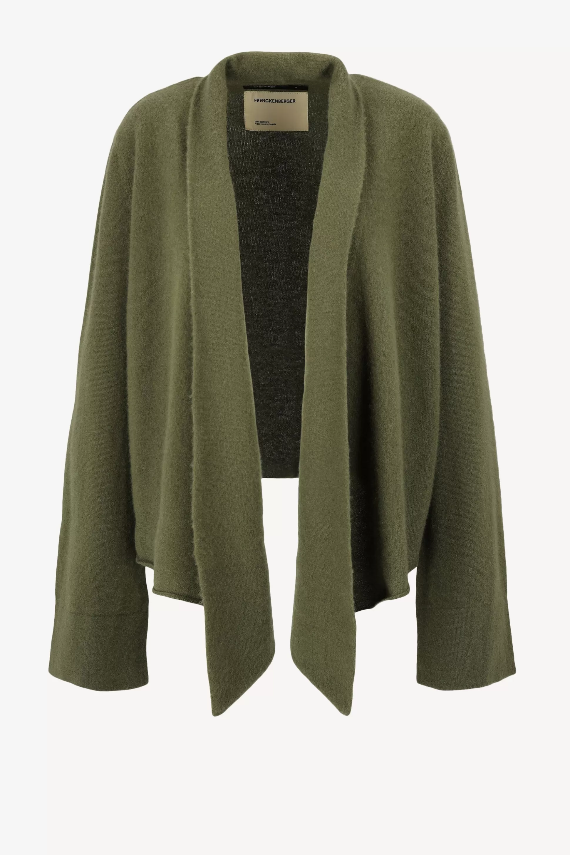 Frenckenberger Vestes En Maille & Ponchos^Cardigan Short Cross En Vert