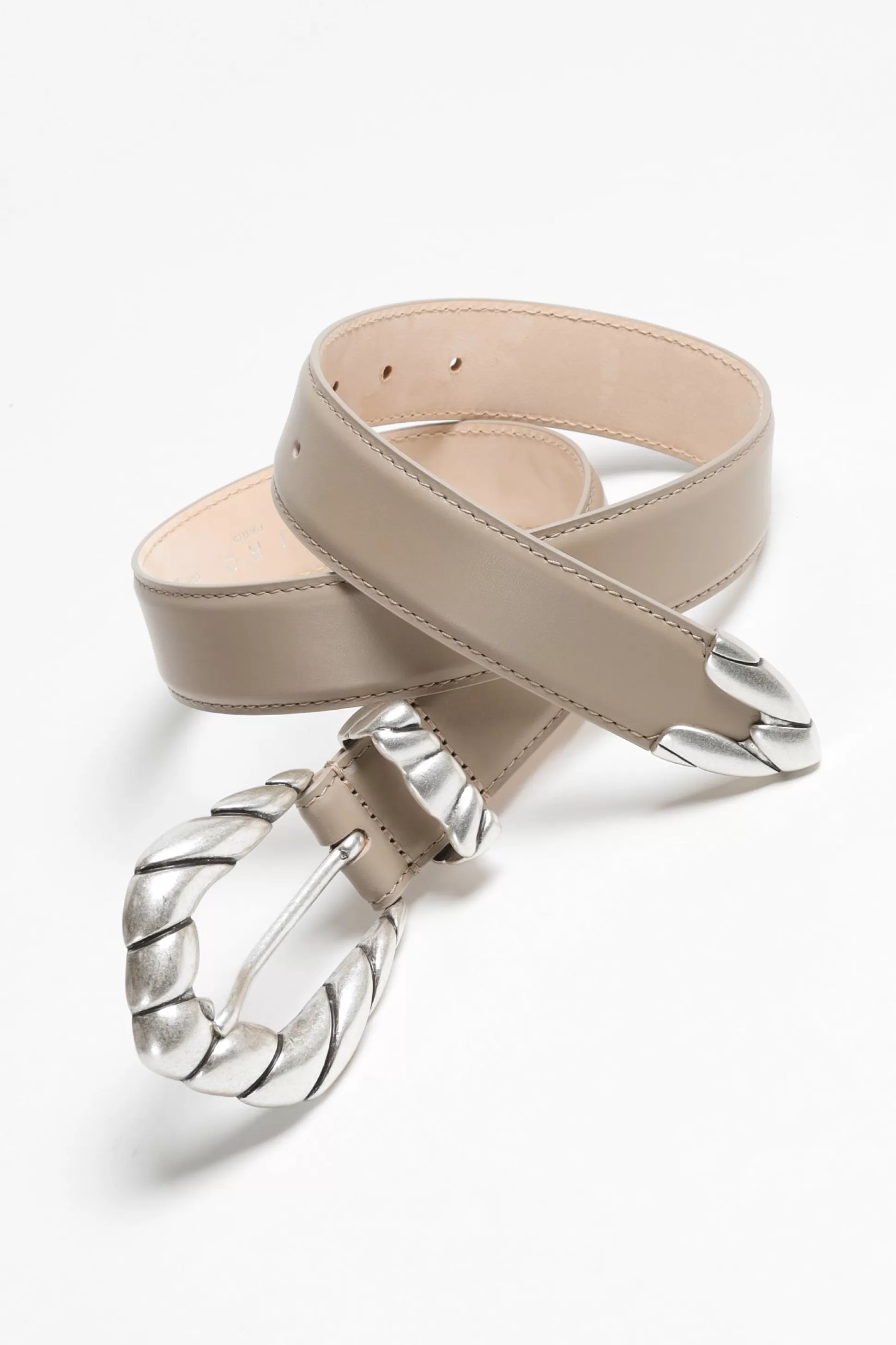 IRO Ceinture^Ceinture Embella En Latte/Argent