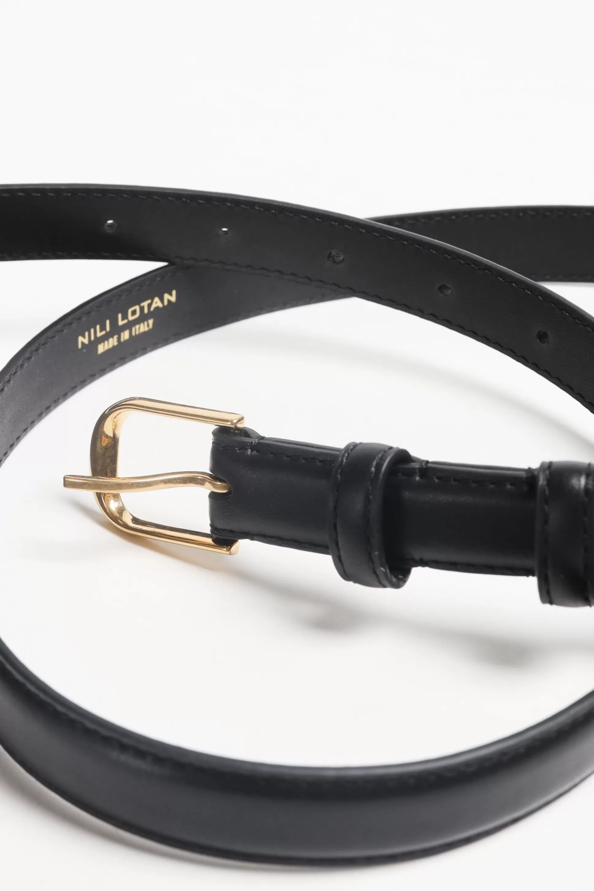 Nili Lotan Ceinture^Ceinture Jane Shiny Brass En Noir